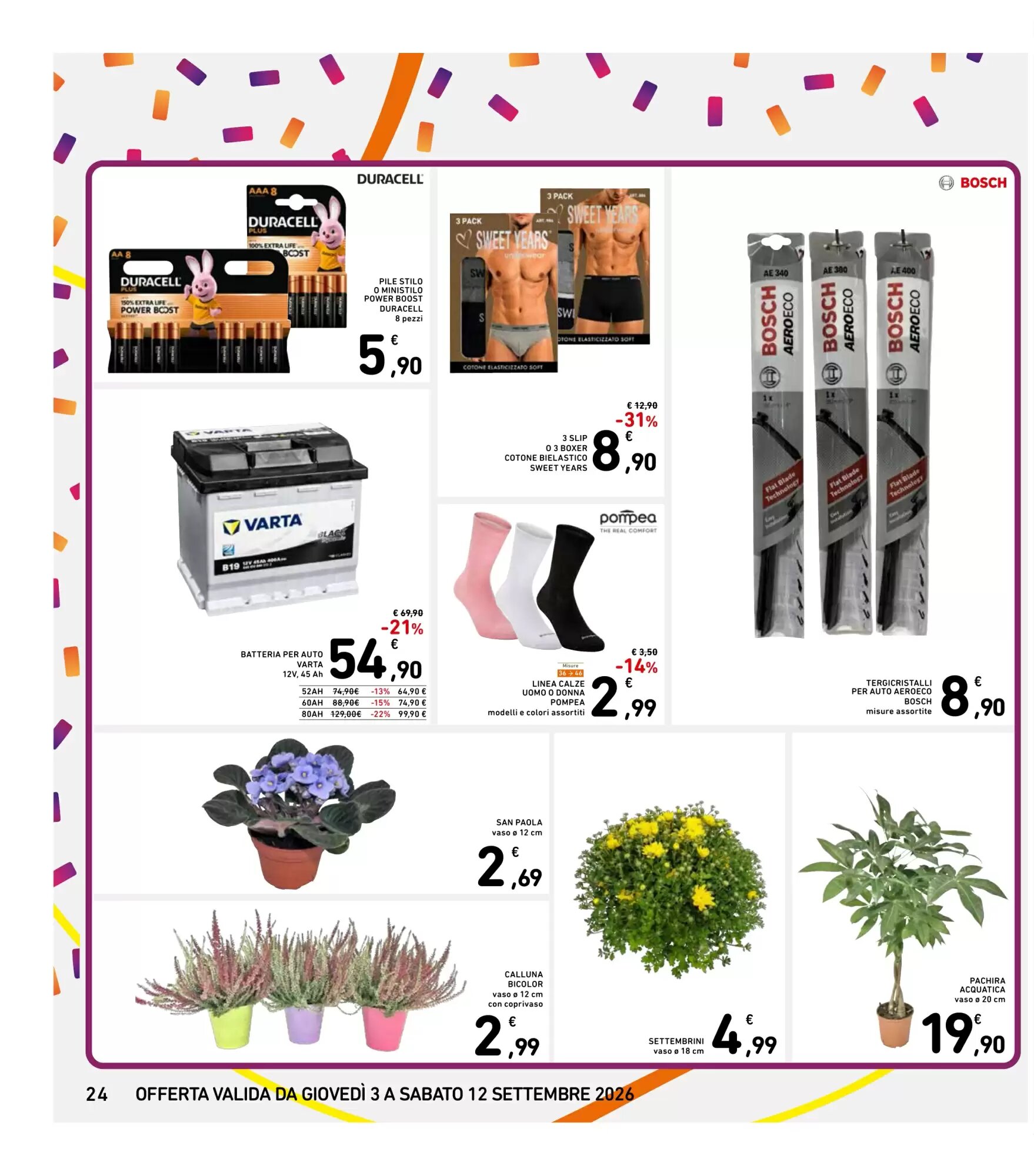 Volantino promozionale Spazio Conad  valide dal 03/09/2026 - Pagina 24.