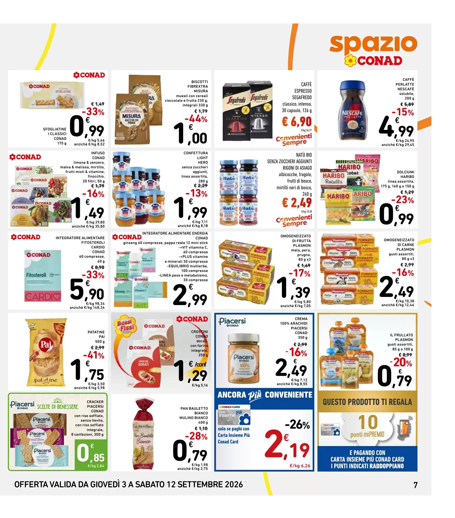 Volantino promozionale Spazio Conad  valide dal 03/09/2026 - Pagina 7.