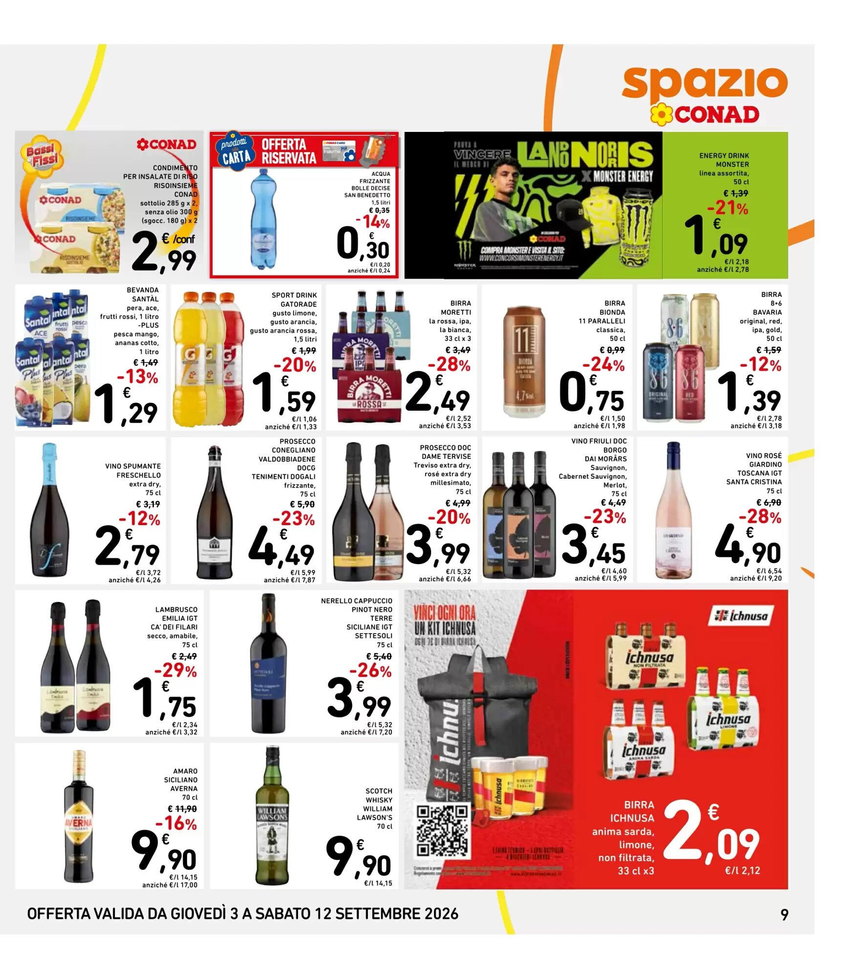 Volantino promozionale Spazio Conad  valide dal 03/09/2026 - Pagina 9.