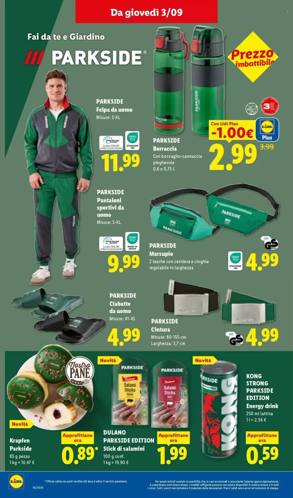 Volantino promozionale Lidl  valide dal 03/09/2026 - Pagina 10.