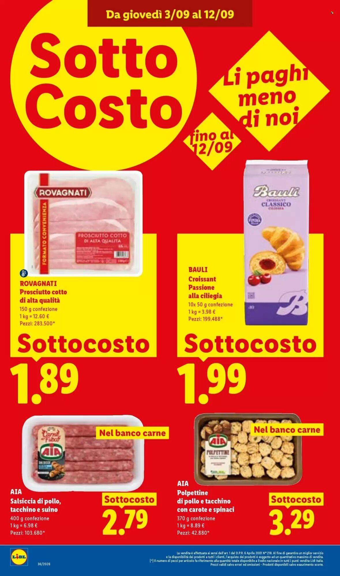 Volantino promozionale Lidl  valide dal 03/09/2026 - Pagina 2.
