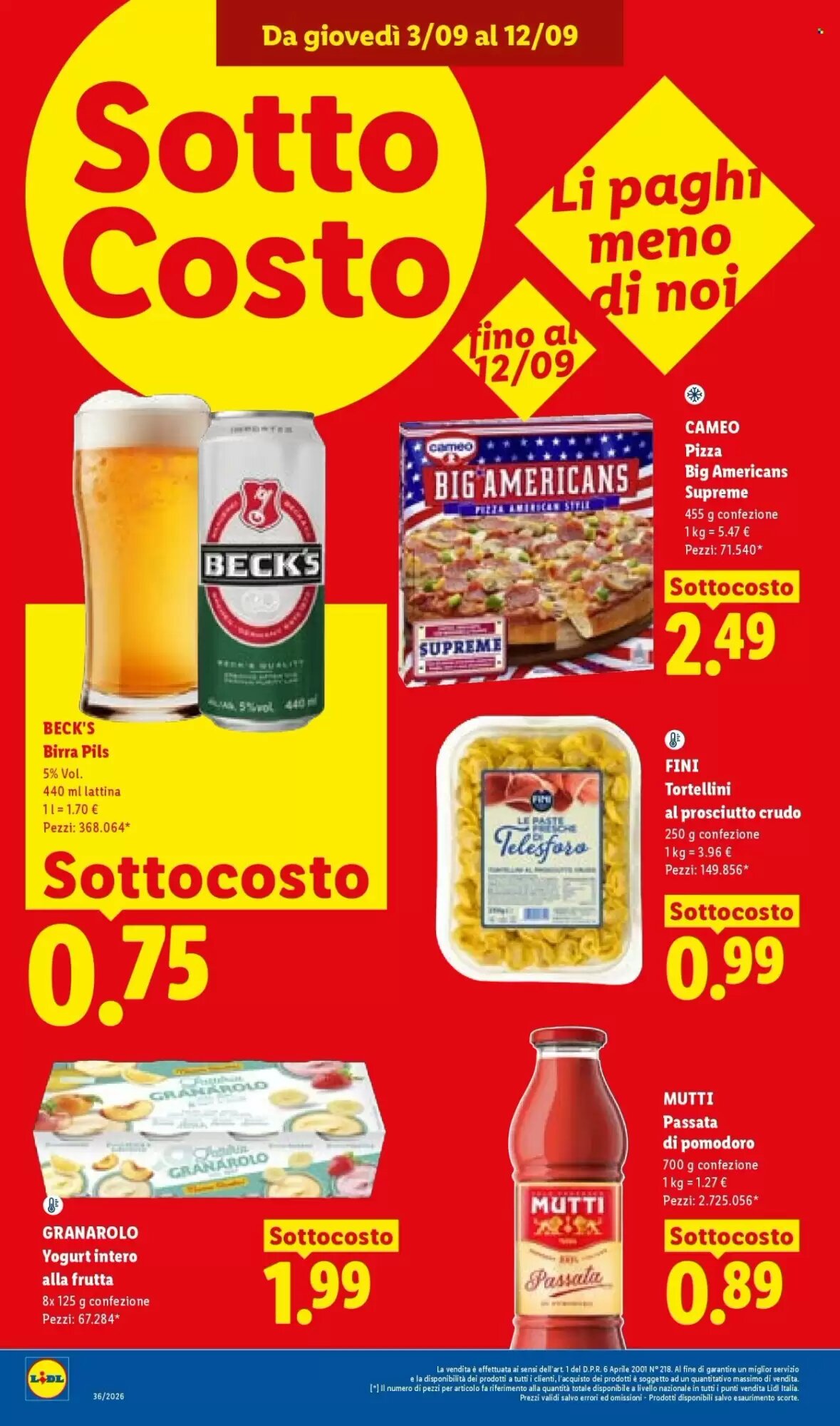Volantino promozionale Lidl  valide dal 03/09/2026 - Pagina 4.