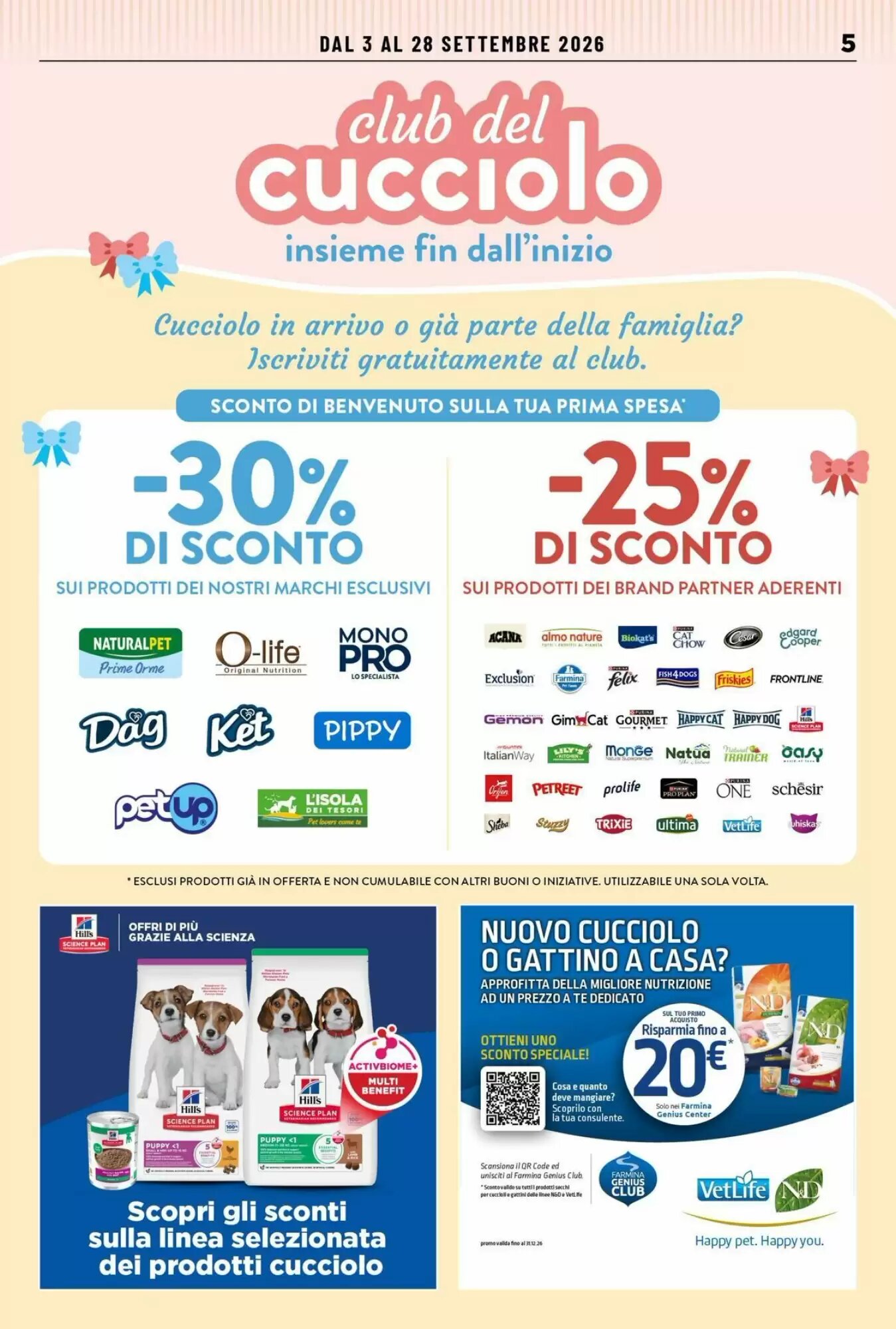 Volantino promozionale L´Isola dei Tesori  valide dal 03/09/2026 - Pagina 5.