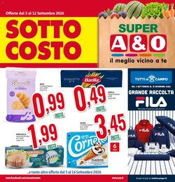 Volantino promozionale A&o  valide dal 03/09/2026