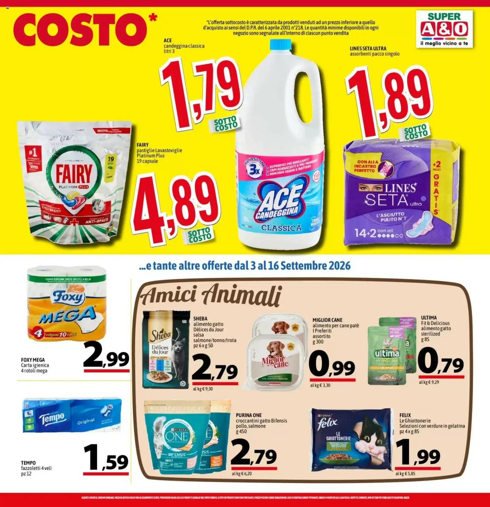 Volantino promozionale A&o  valide dal 03/09/2026 - Pagina 3.