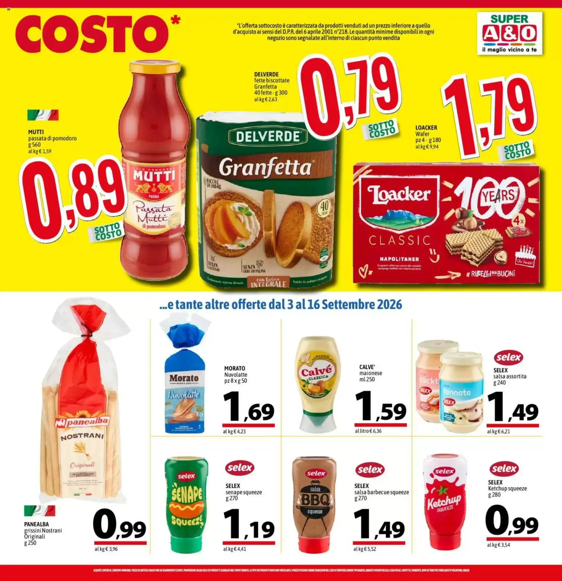Volantino promozionale A&o  valide dal 03/09/2026 - Pagina 7.