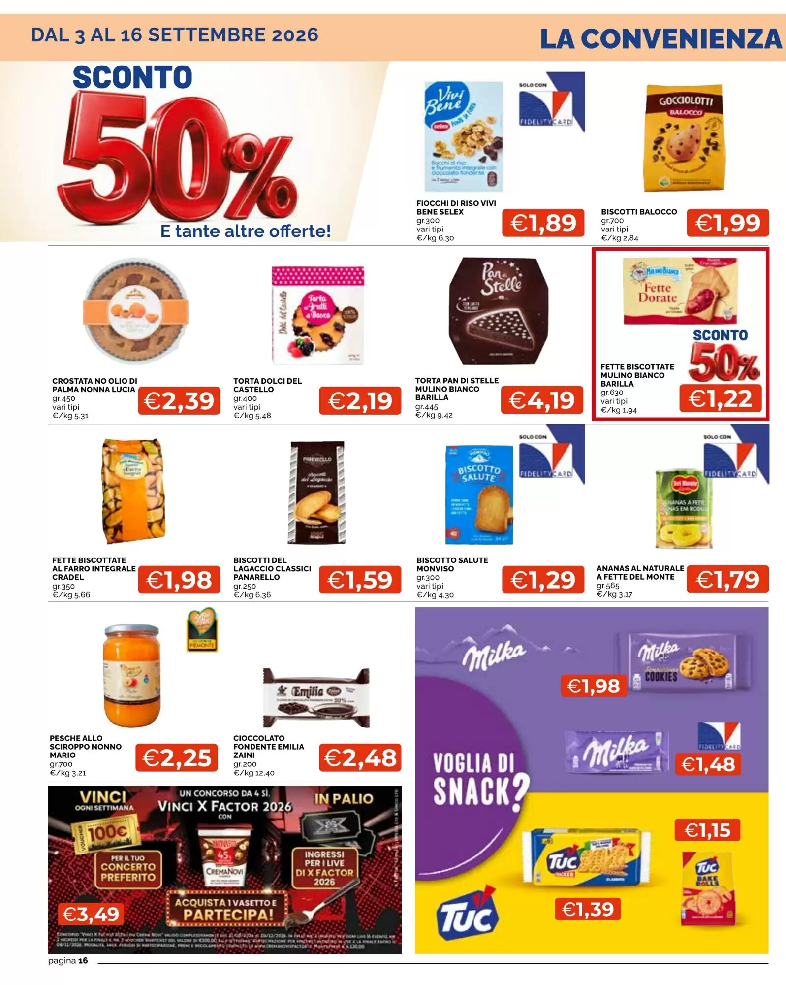 Volantino promozionale Mercatò  valide dal 03/09/2026 - Pagina 16.