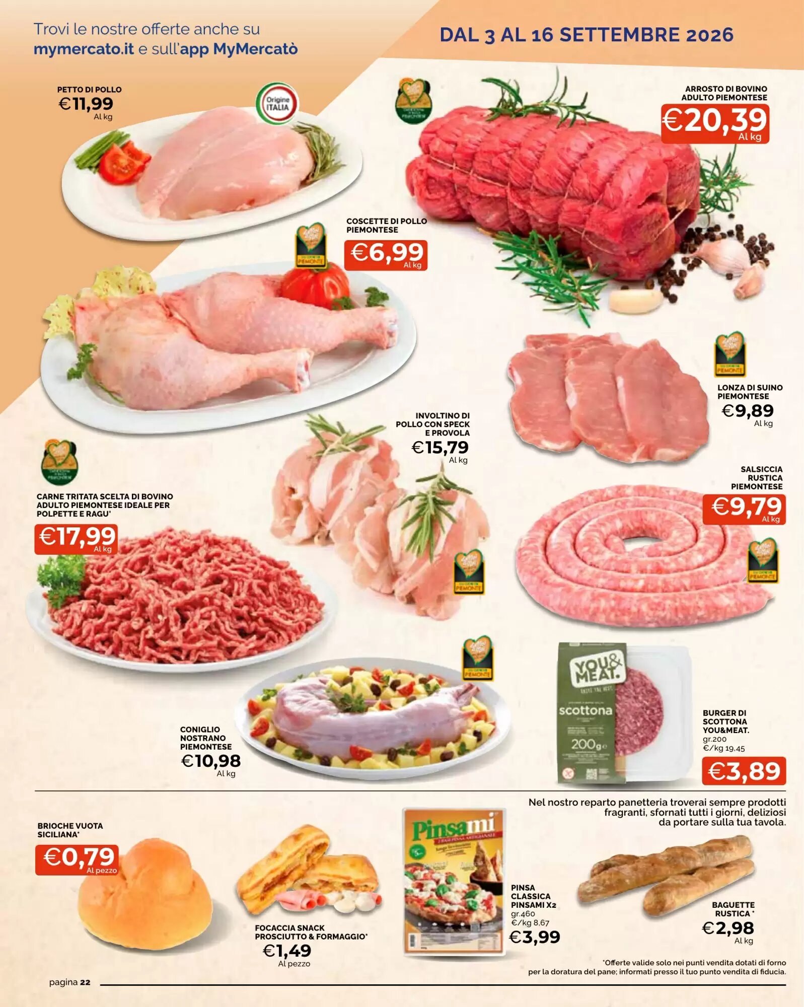 Volantino promozionale Mercatò  valide dal 03/09/2026 - Pagina 22.