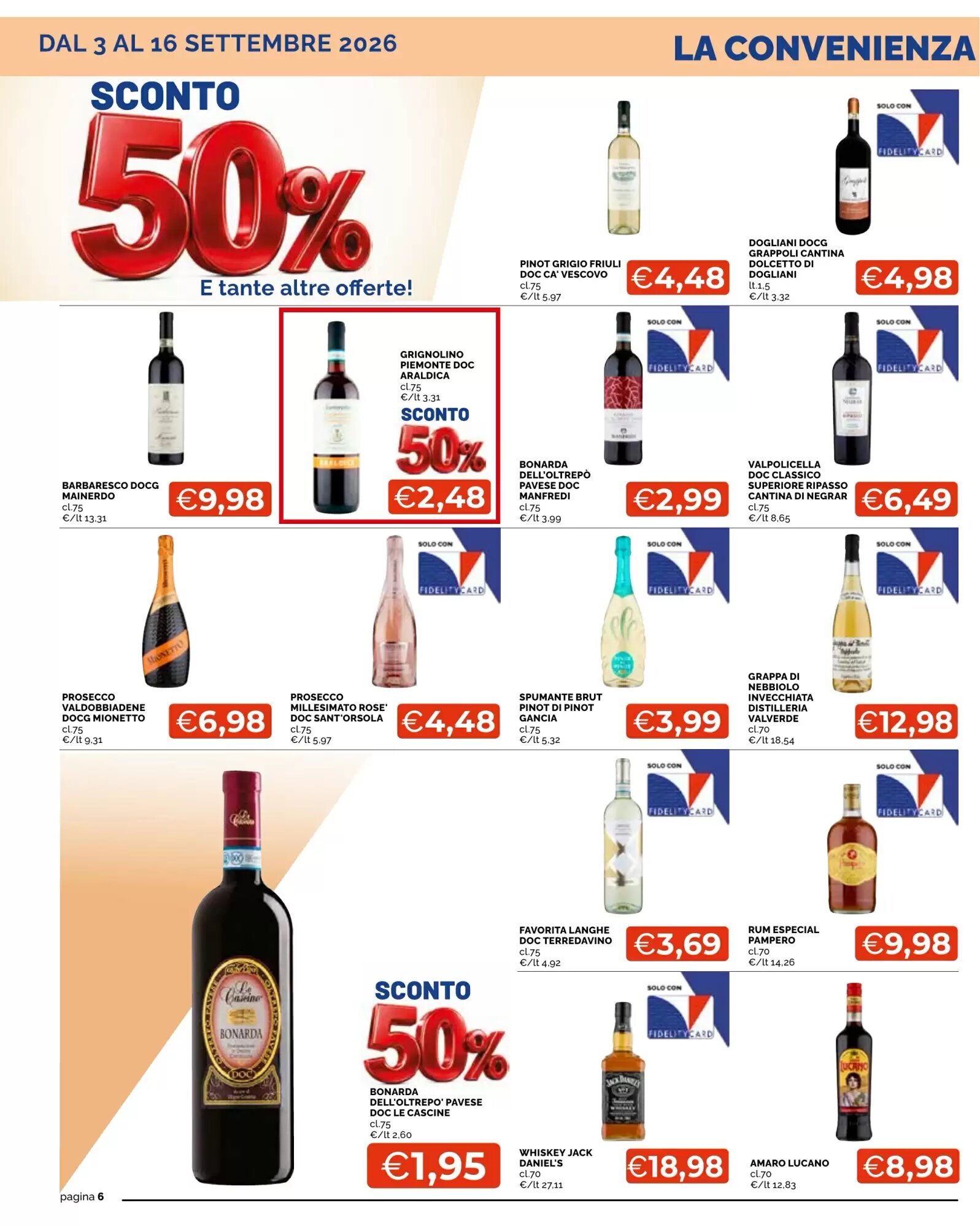 Volantino promozionale Mercatò  valide dal 03/09/2026 - Pagina 6.