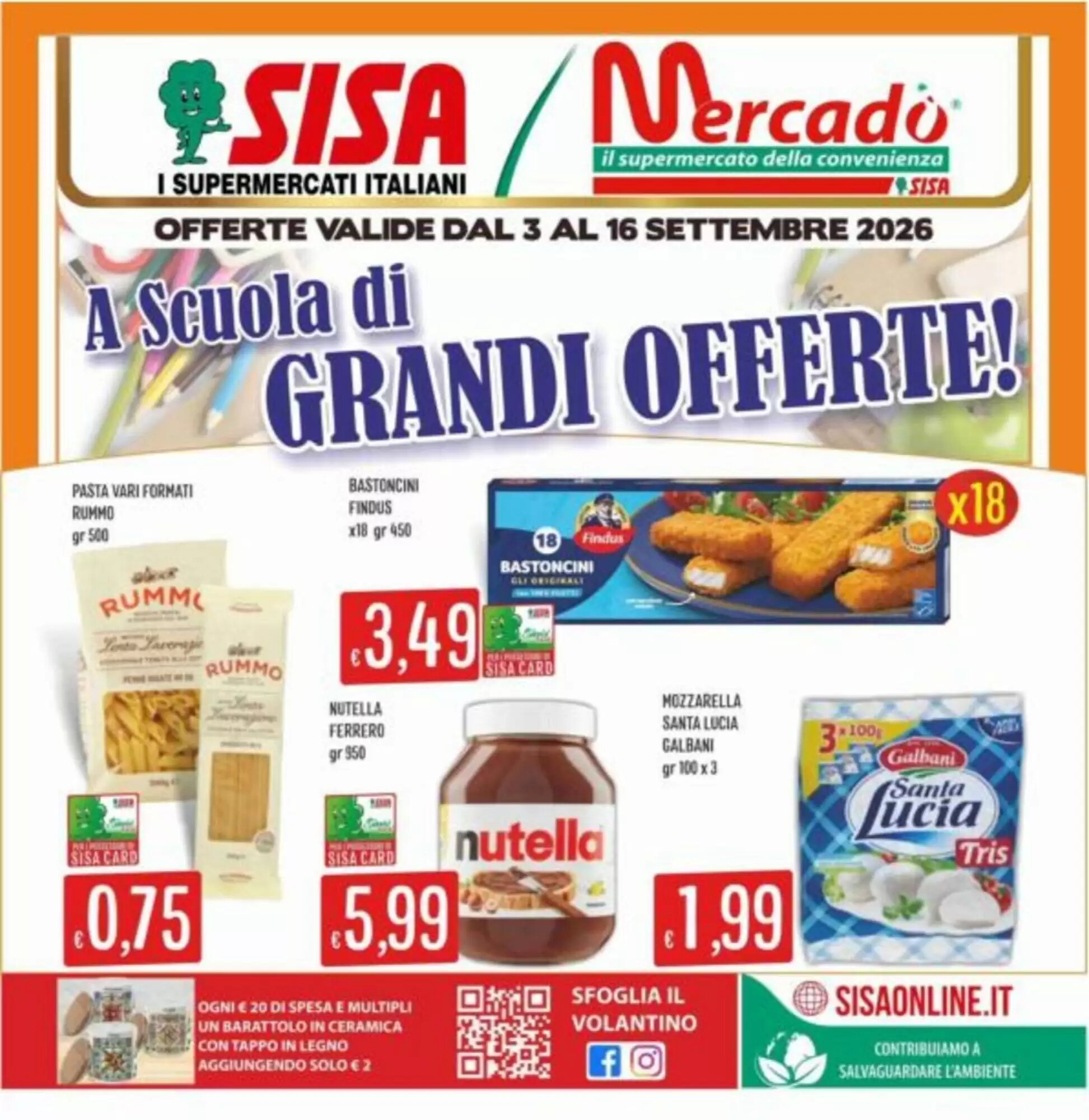 Volantino promozionale Mercadò valide dal 03/09/2026 - Pagina 1.