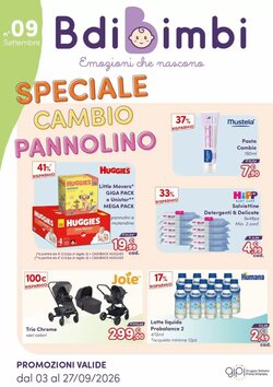 Volantino promozionale B di Bimbi  valide dal 03/09/2026