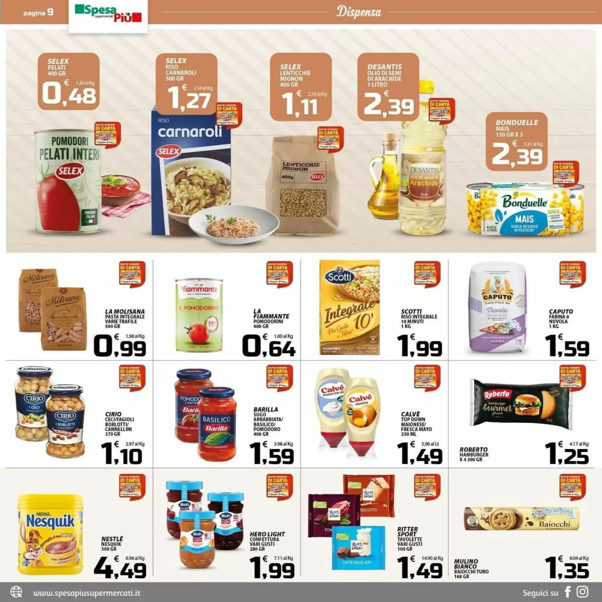 Volantino promozionale SpesaPiù Supermercati  valide dal 03/09/2026 - Pagina 9.