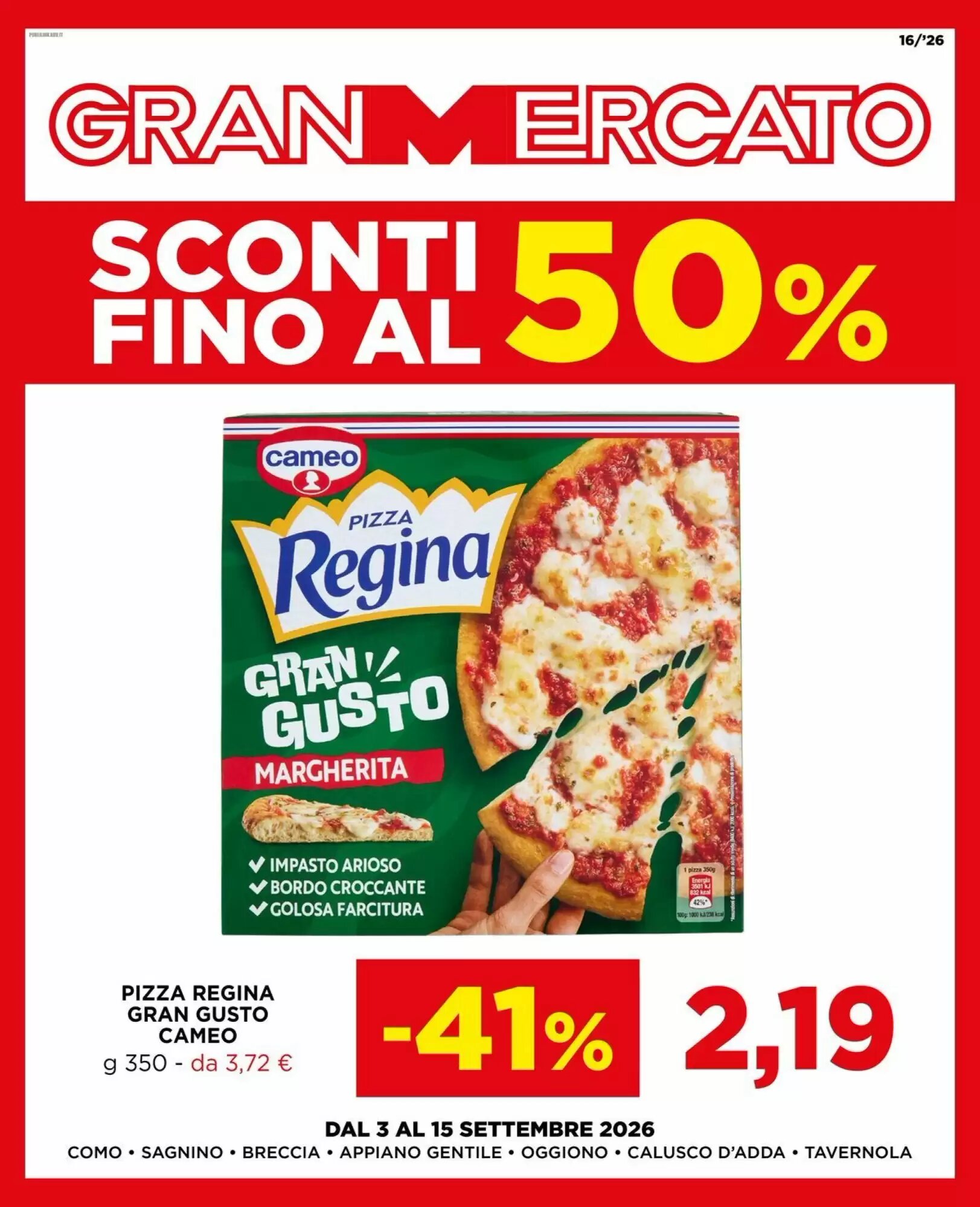 Volantino promozionale Gran mercato valide dal 03/09/2026 - Pagina 1.