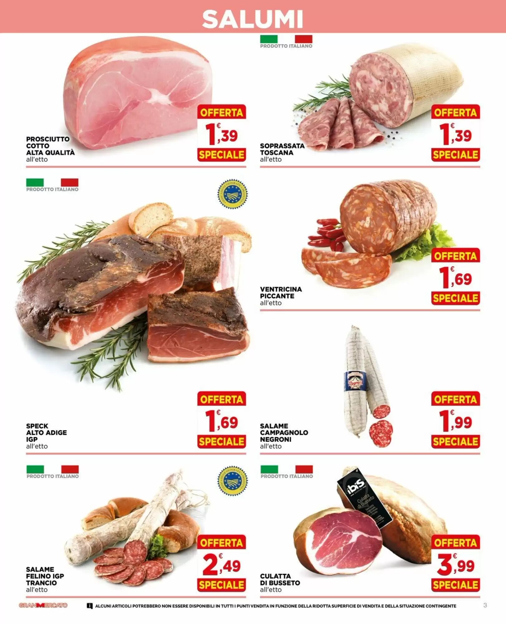 Volantino promozionale Gran mercato  valide dal 03/09/2026 - Pagina 3.