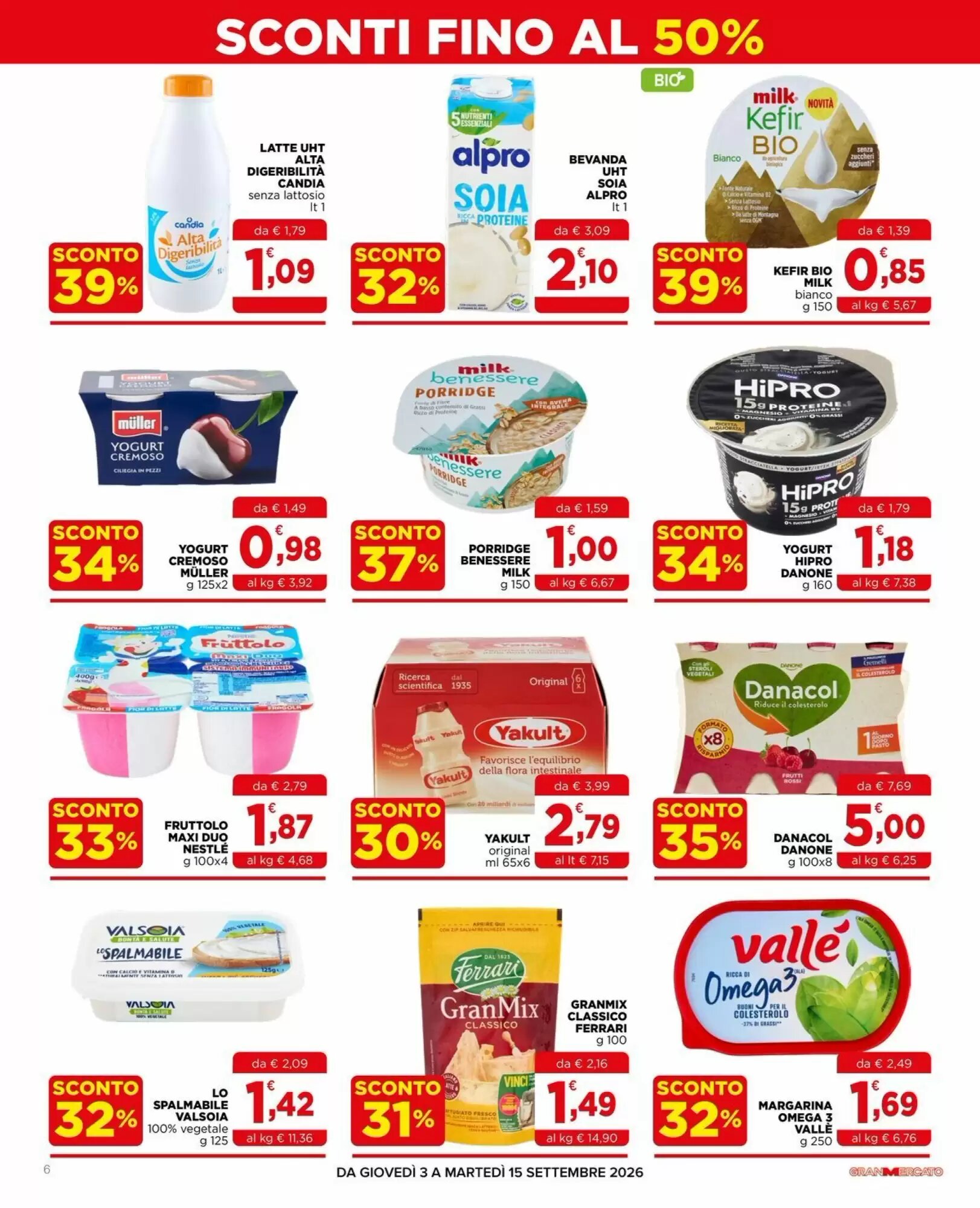 Volantino promozionale Gran mercato  valide dal 03/09/2026 - Pagina 6.