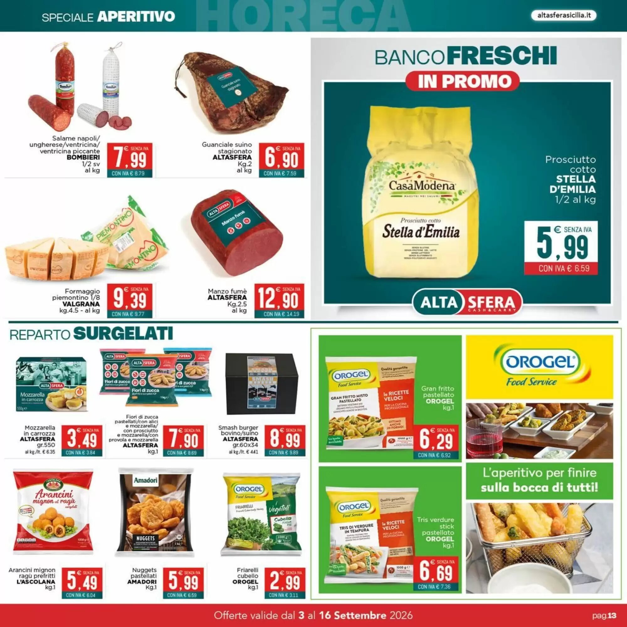 Volantino promozionale Altasfera  valide dal 03/09/2026 - Pagina 13.