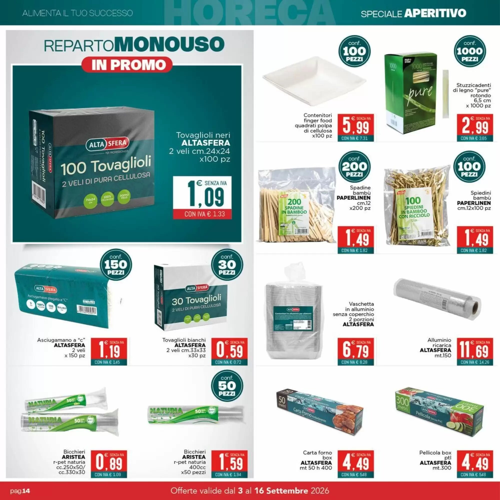 Volantino promozionale Altasfera  valide dal 03/09/2026 - Pagina 14.