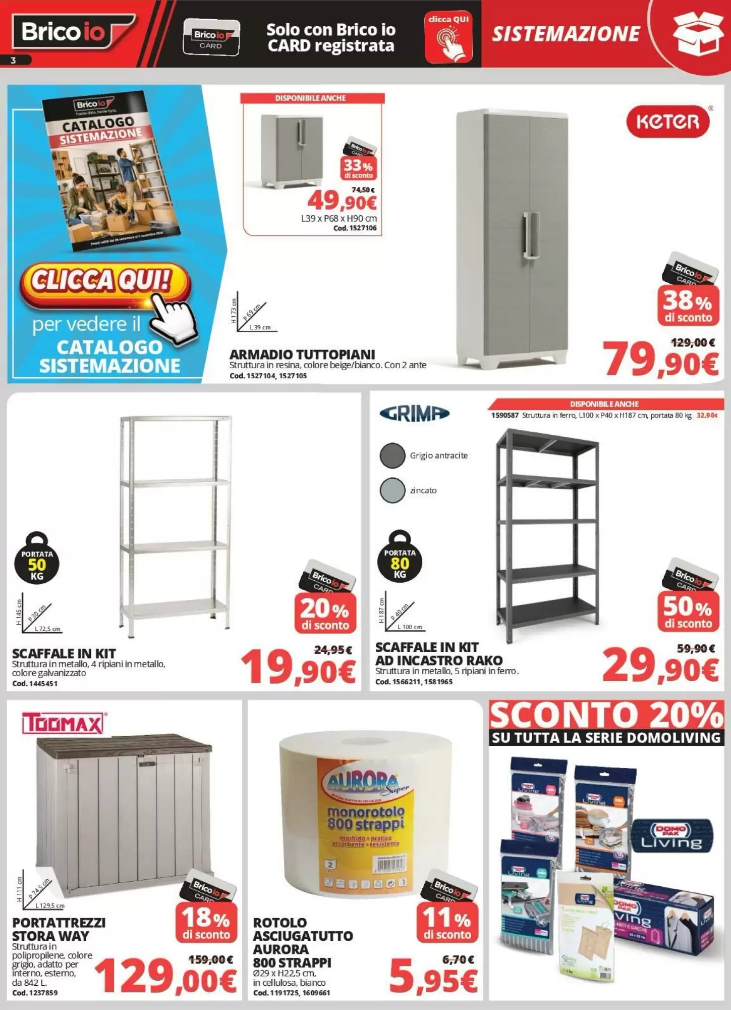 Volantino promozionale Brico Io  valide dal 03/09/2026 - Pagina 3.