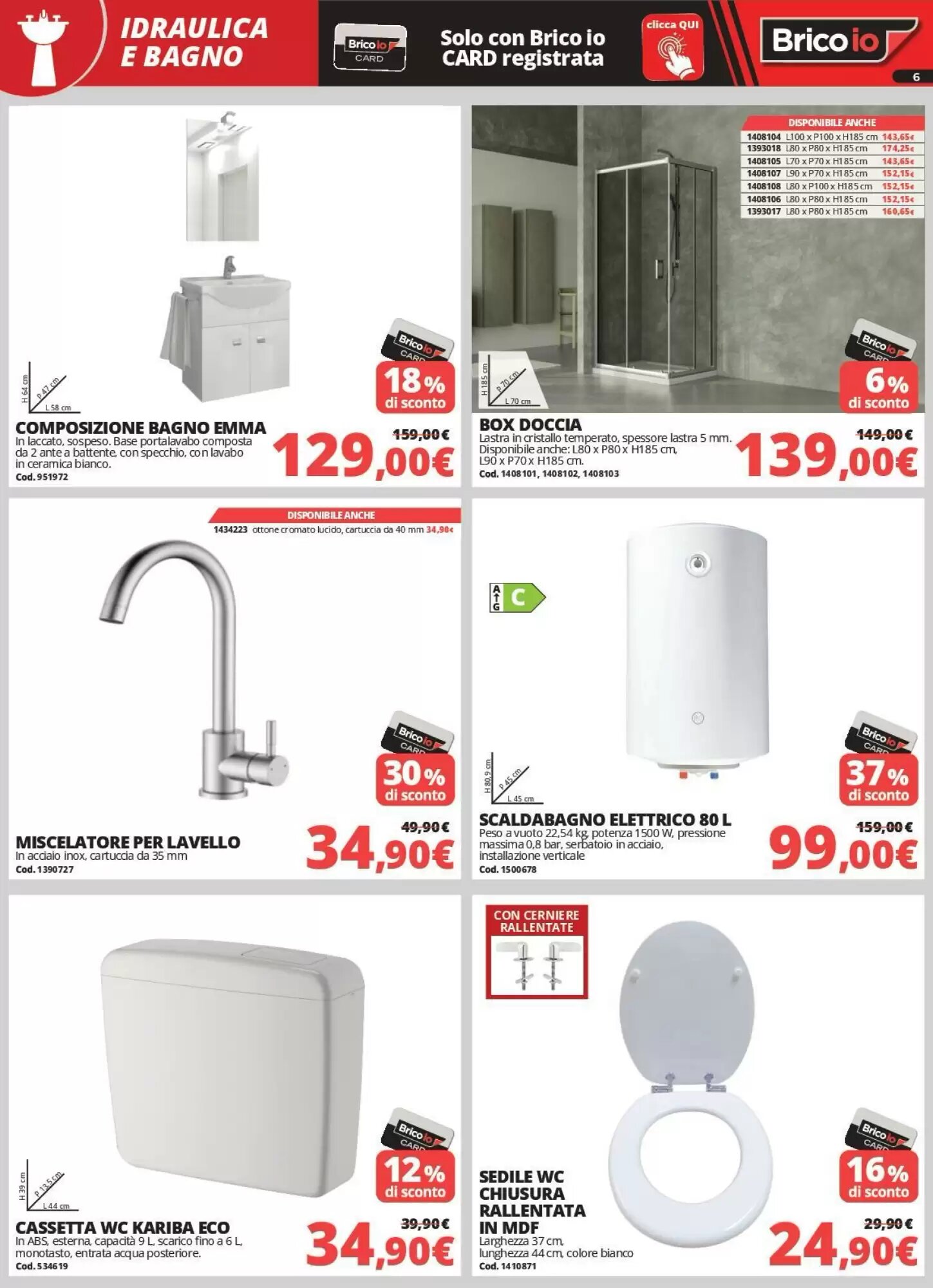 Volantino promozionale Brico Io  valide dal 03/09/2026 - Pagina 6.