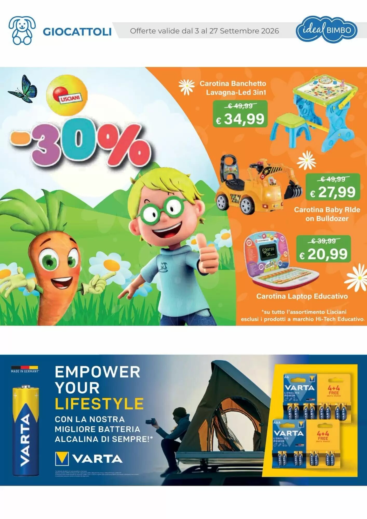 Volantino promozionale Ideal Bimbo  valide dal 03/09/2026 - Pagina 10.