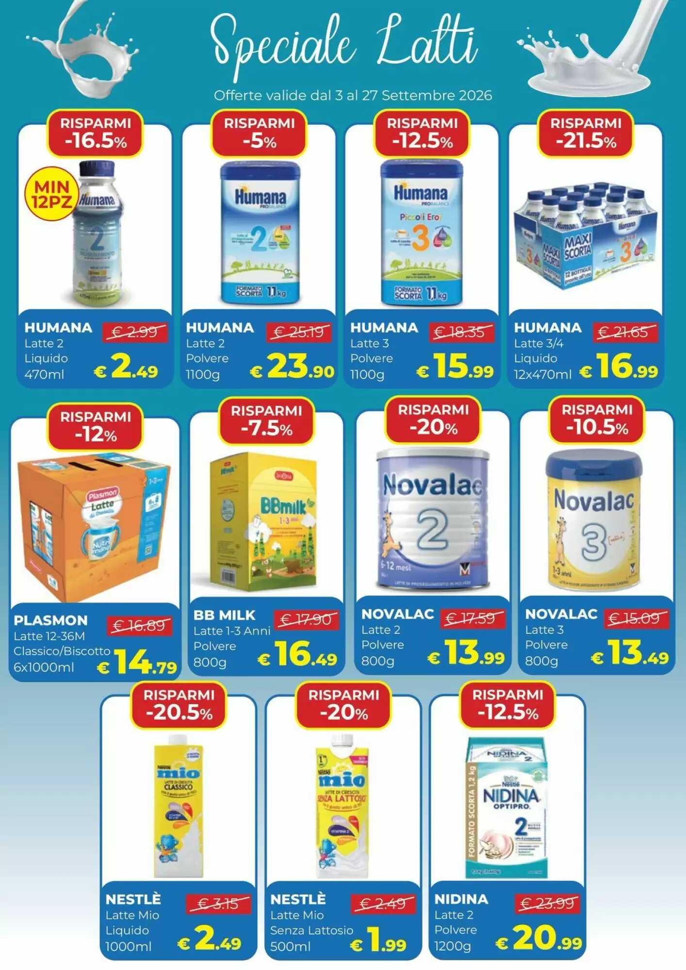 Volantino promozionale Ideal Bimbo  valide dal 03/09/2026 - Pagina 12.