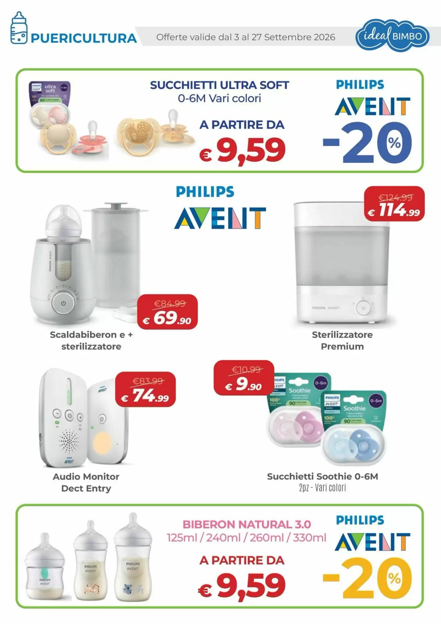 Volantino promozionale Ideal Bimbo  valide dal 03/09/2026 - Pagina 26.