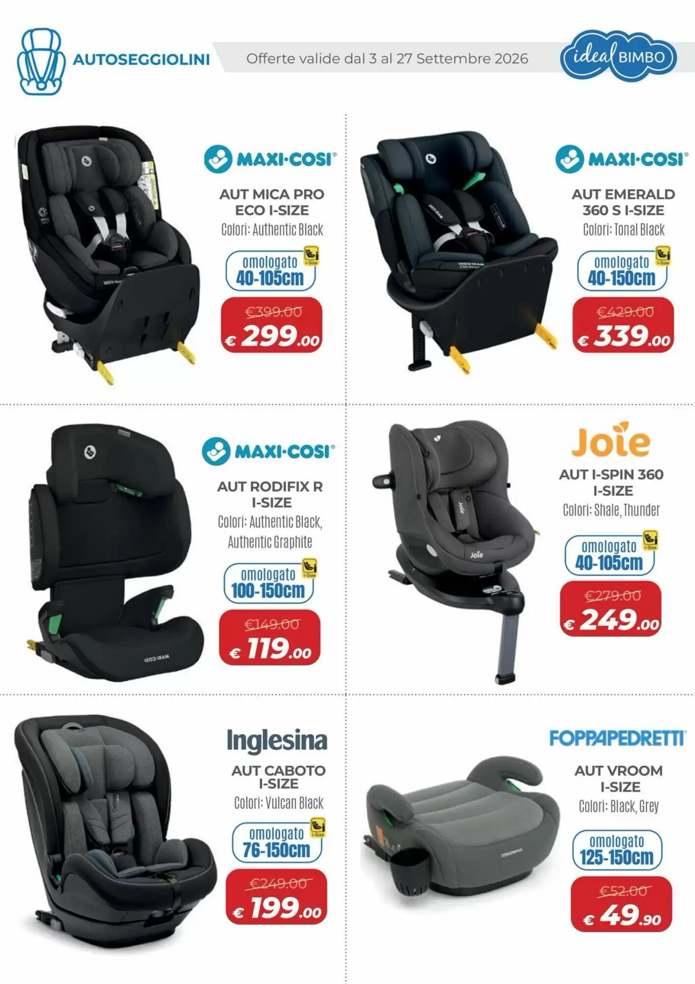 Volantino promozionale Ideal Bimbo  valide dal 03/09/2026 - Pagina 35.