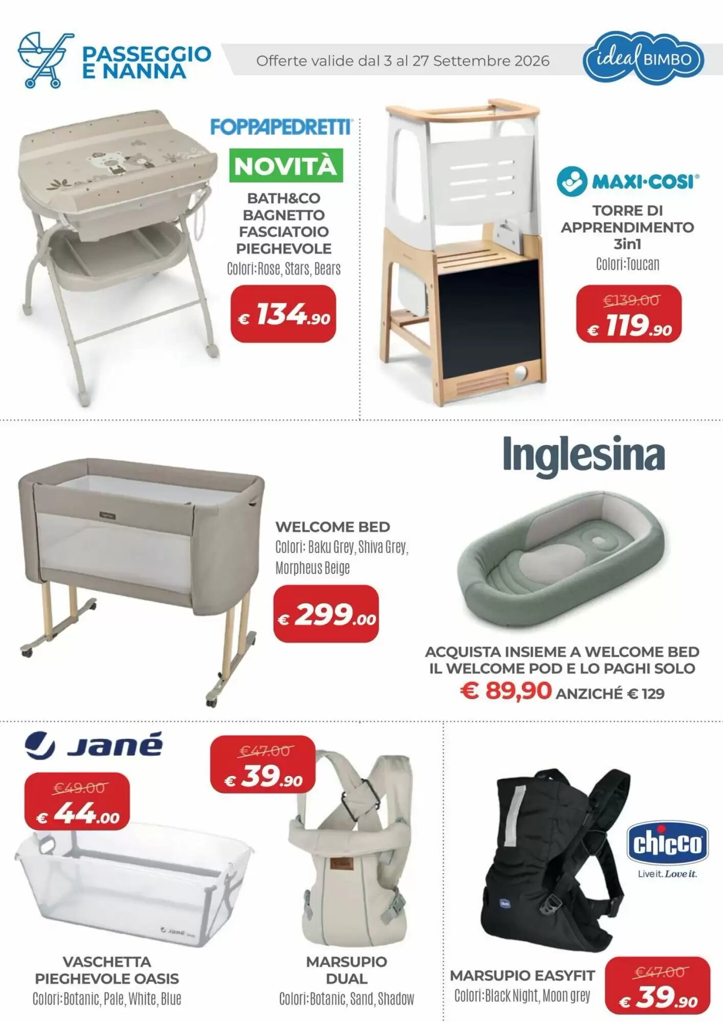 Volantino promozionale Ideal Bimbo  valide dal 03/09/2026 - Pagina 38.