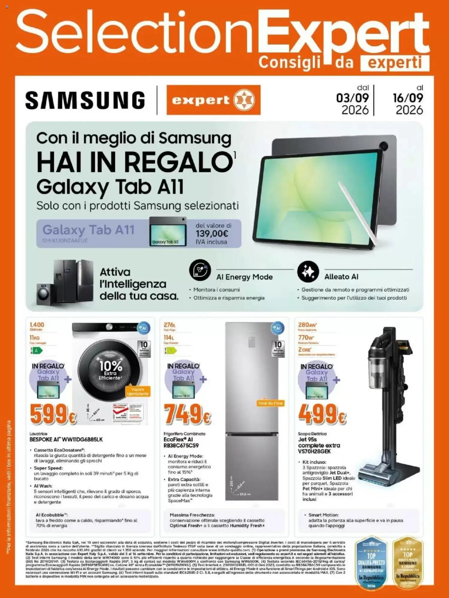 Volantino promozionale Expert  valide dal 03/09/2026 - Pagina 30.