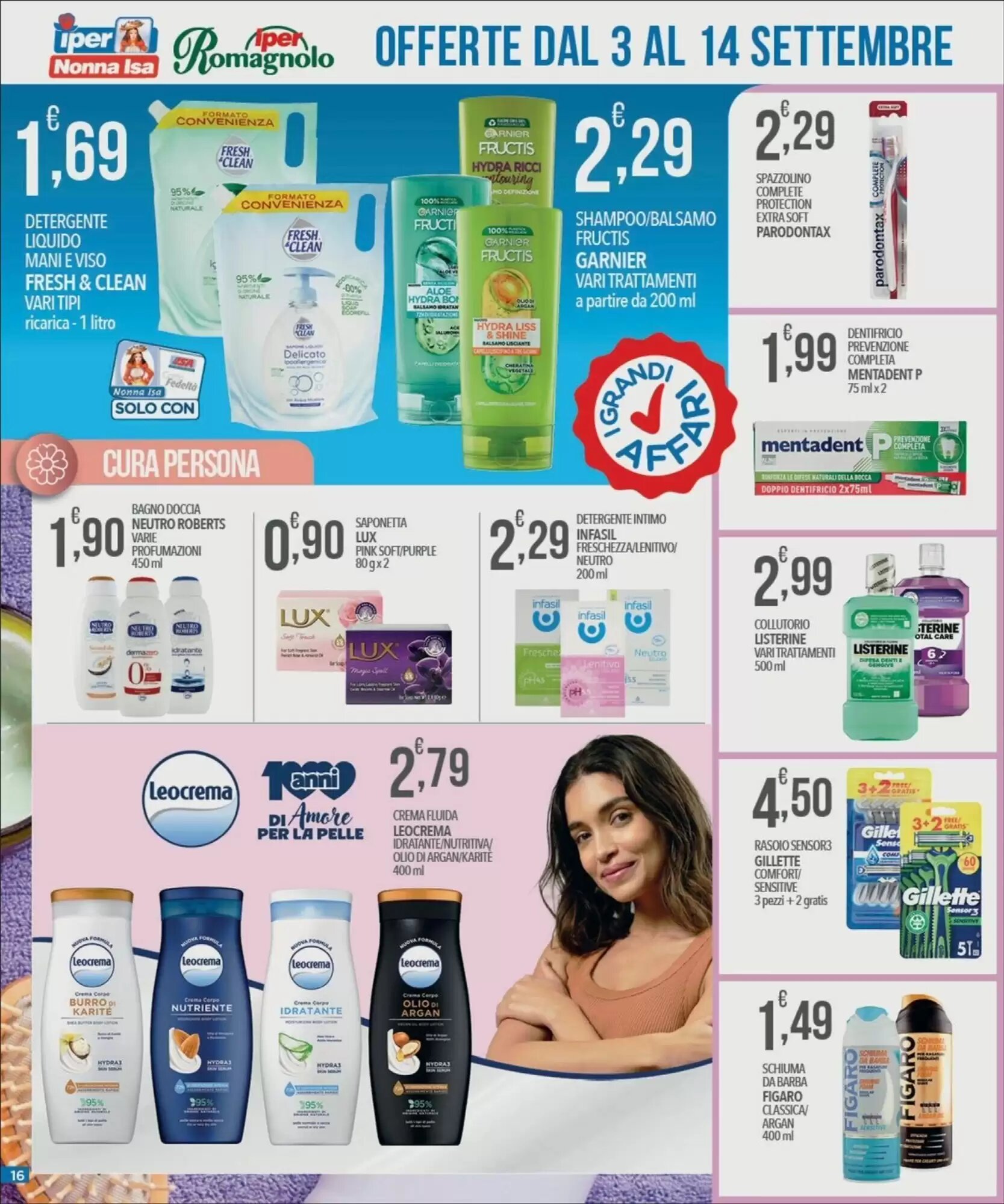 Volantino promozionale Iper Romagnolo  valide dal 03/09/2026 - Pagina 16.