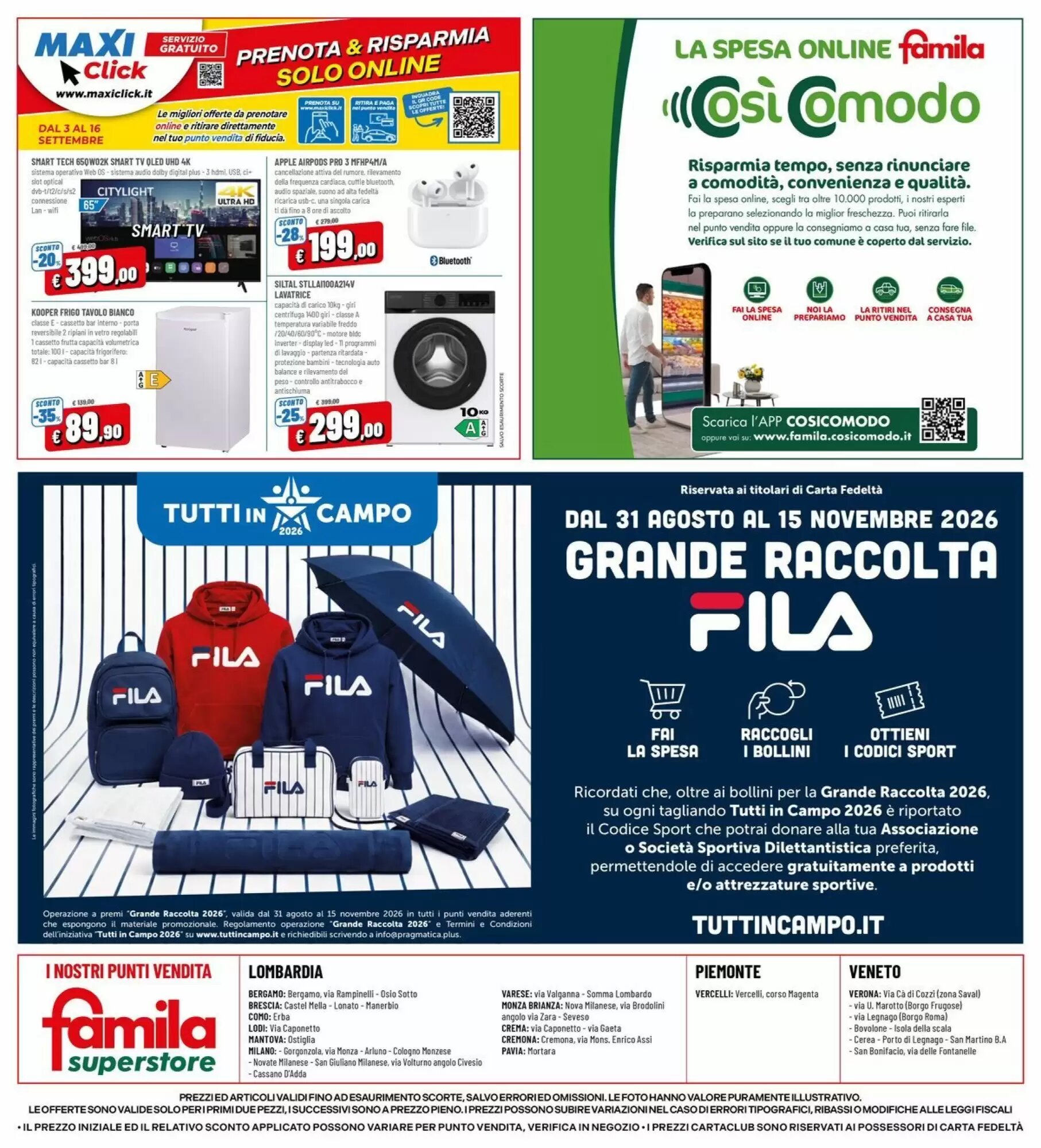 Volantino promozionale Famila Superstore  valide dal 03/09/2026 - Pagina 24.