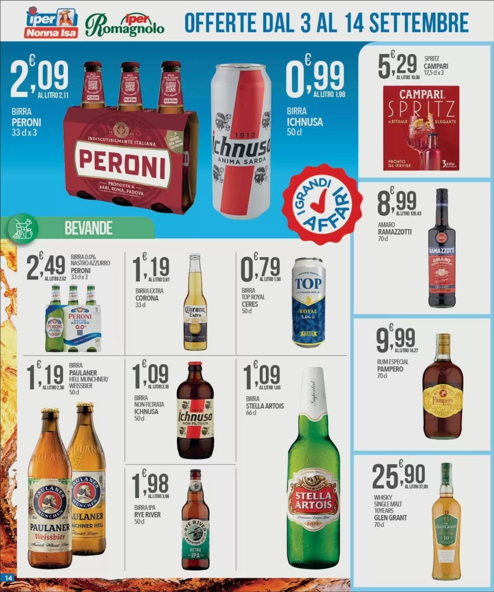 Volantino promozionale Iper Nonna Isa  valide dal 03/09/2026 - Pagina 14.