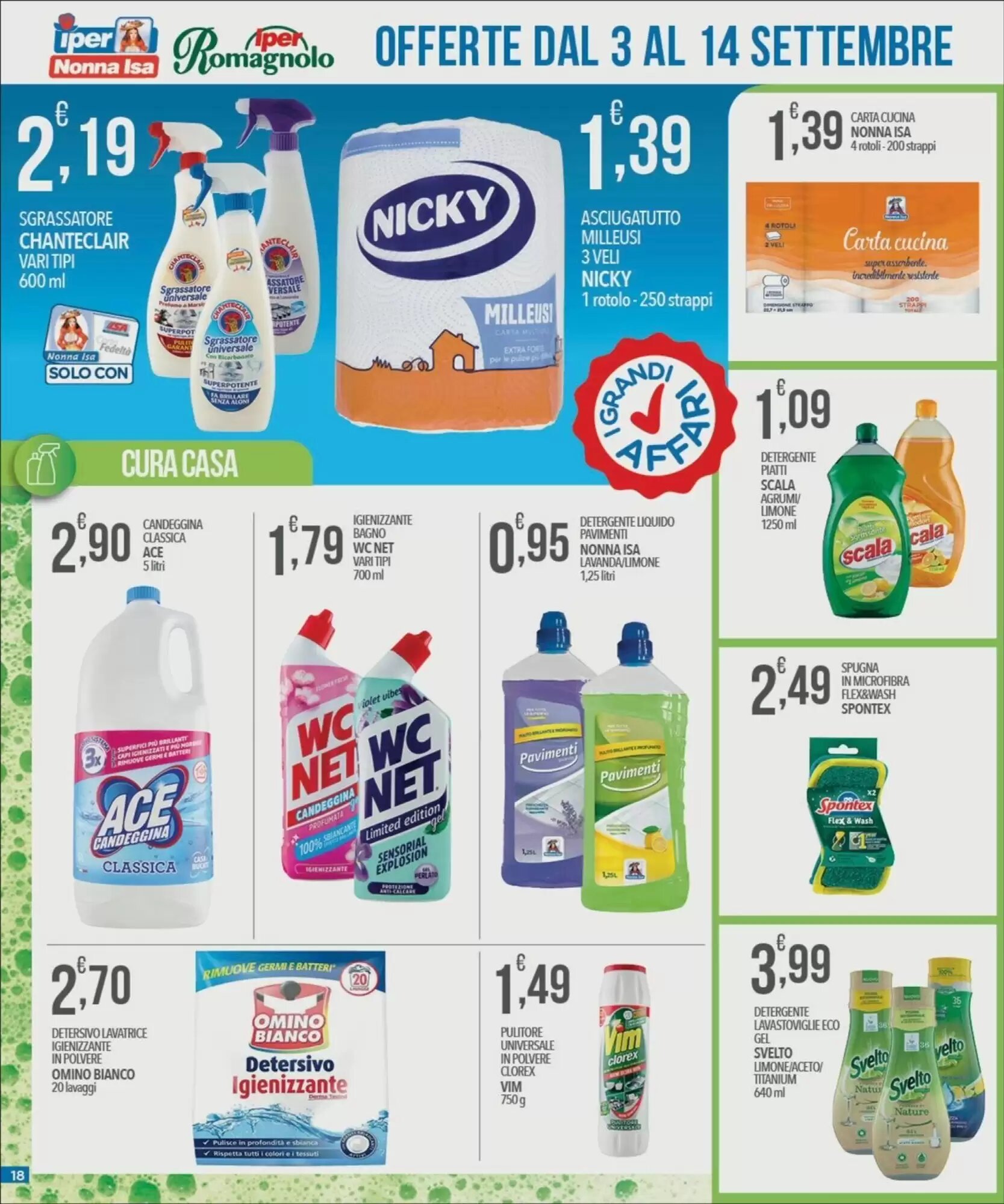Volantino promozionale Iper Nonna Isa  valide dal 03/09/2026 - Pagina 18.