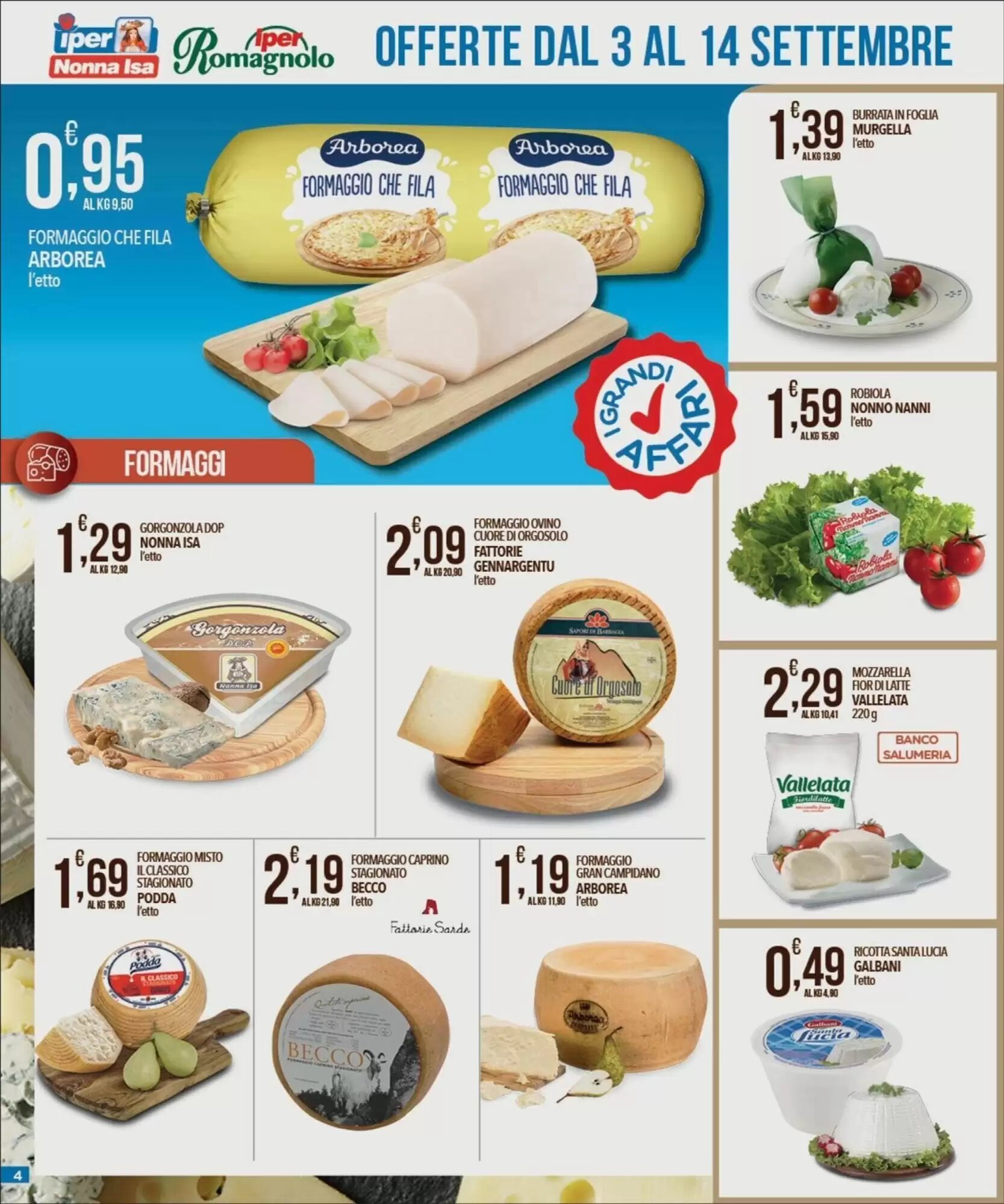 Volantino promozionale Iper Nonna Isa  valide dal 03/09/2026 - Pagina 4.
