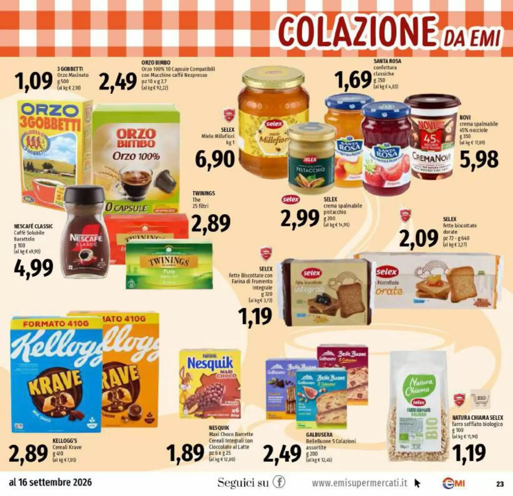 Volantino promozionale Emi Supermercati  valide dal 03/09/2026 - Pagina 23.