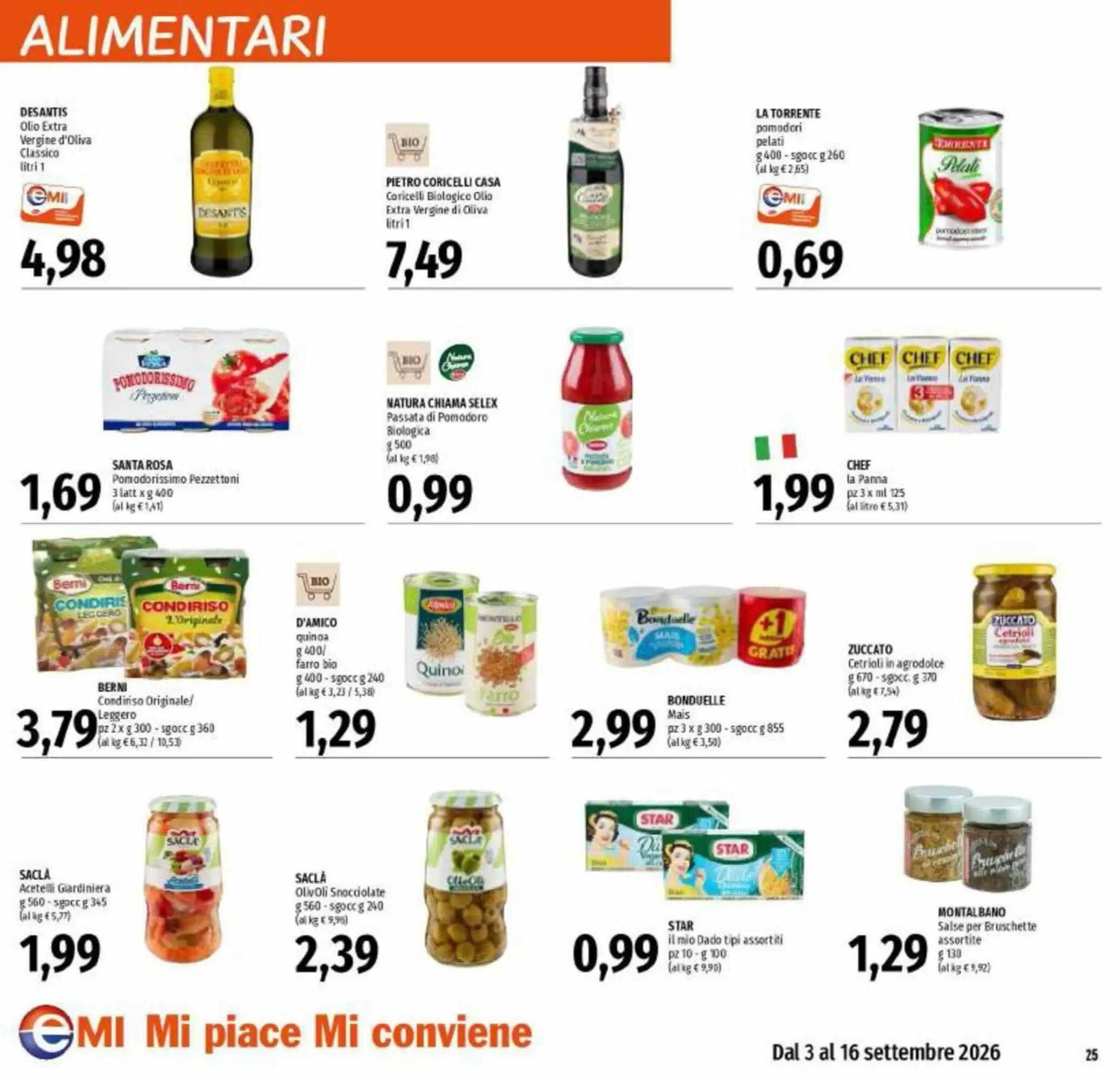 Volantino promozionale Emi Supermercati  valide dal 03/09/2026 - Pagina 25.