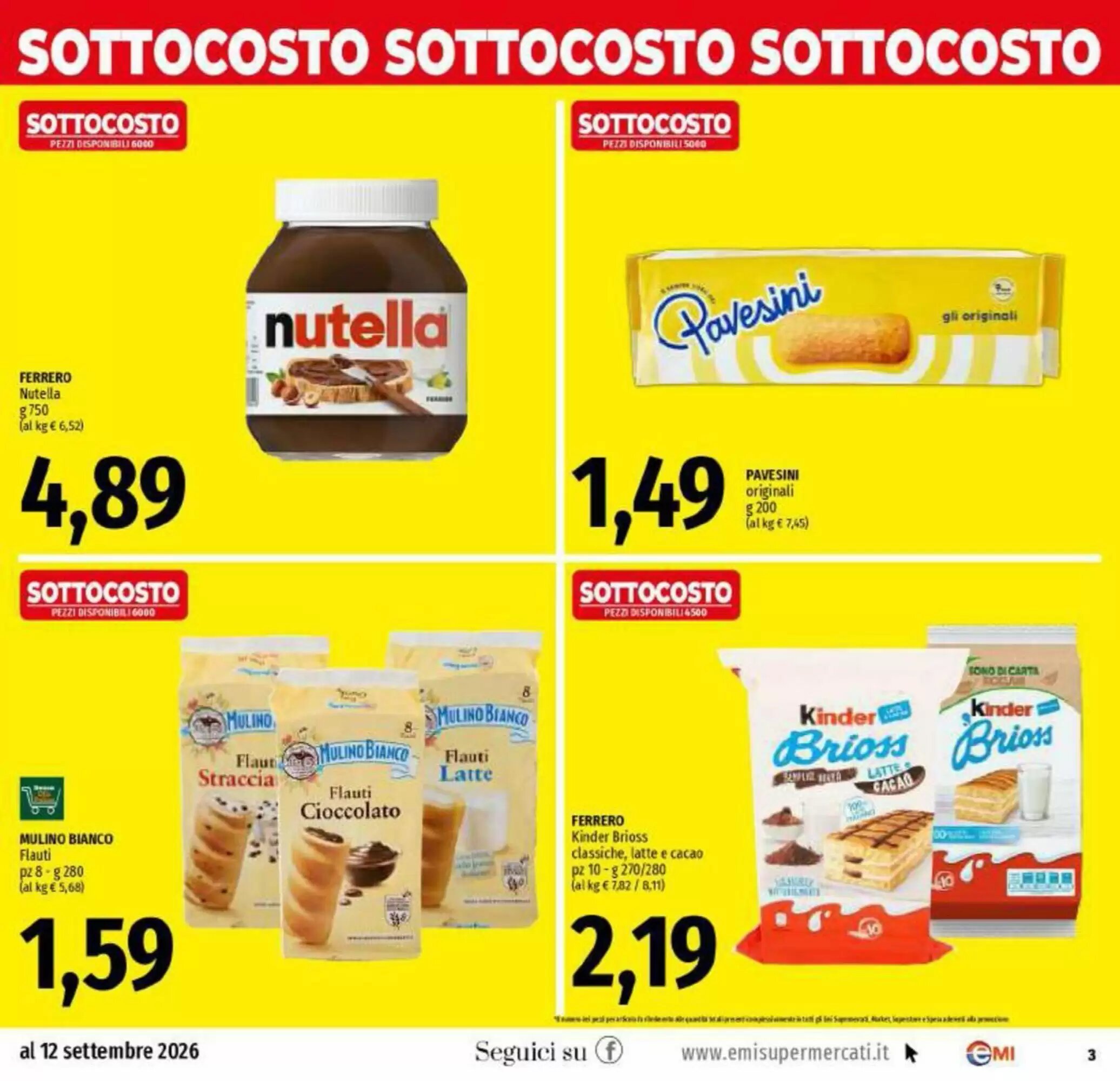 Volantino promozionale Emi Supermercati  valide dal 03/09/2026 - Pagina 3.