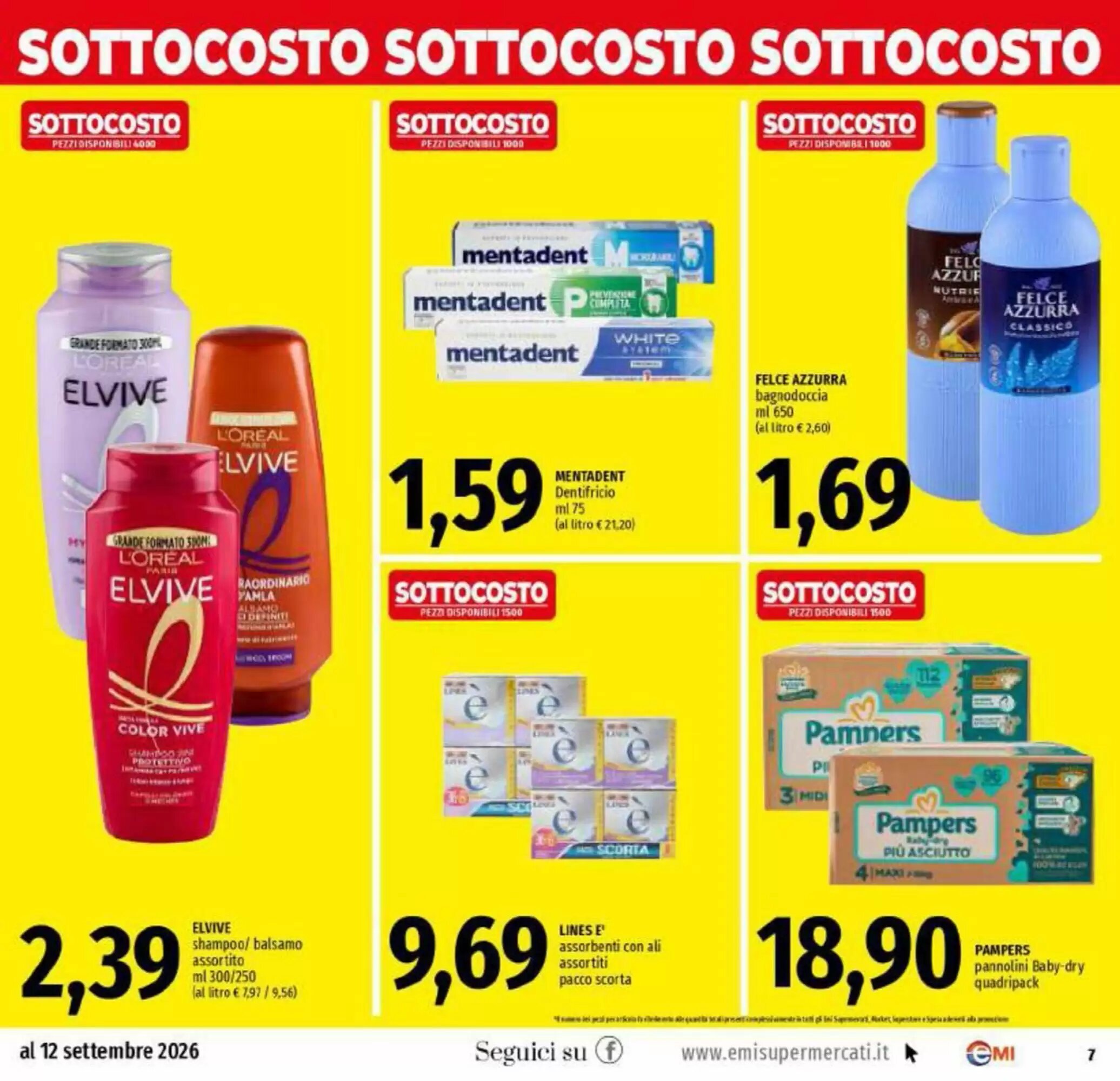 Volantino promozionale Emi Supermercati  valide dal 03/09/2026 - Pagina 7.