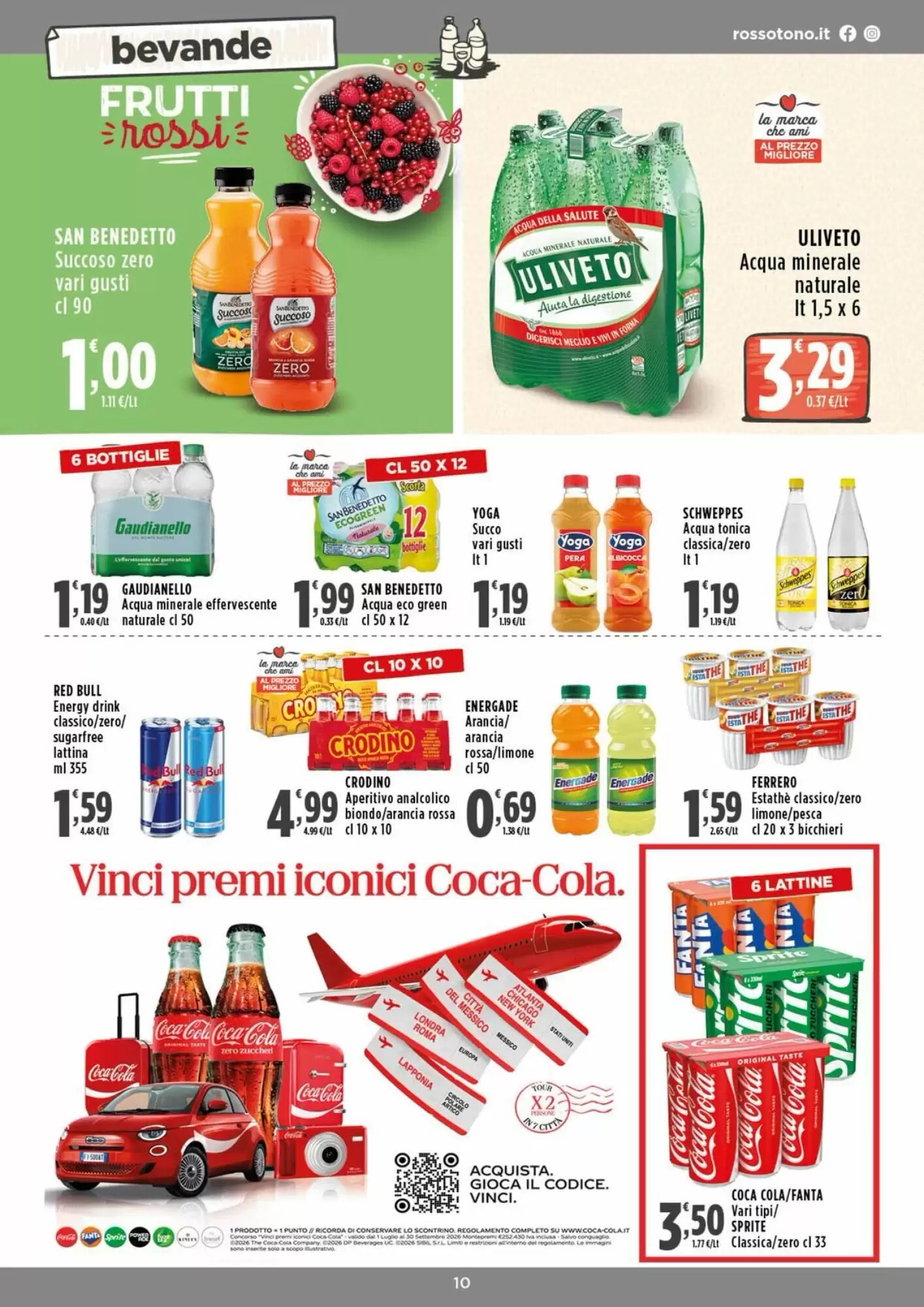 Volantino promozionale Rossotono  valide dal 03/09/2026 - Pagina 10.