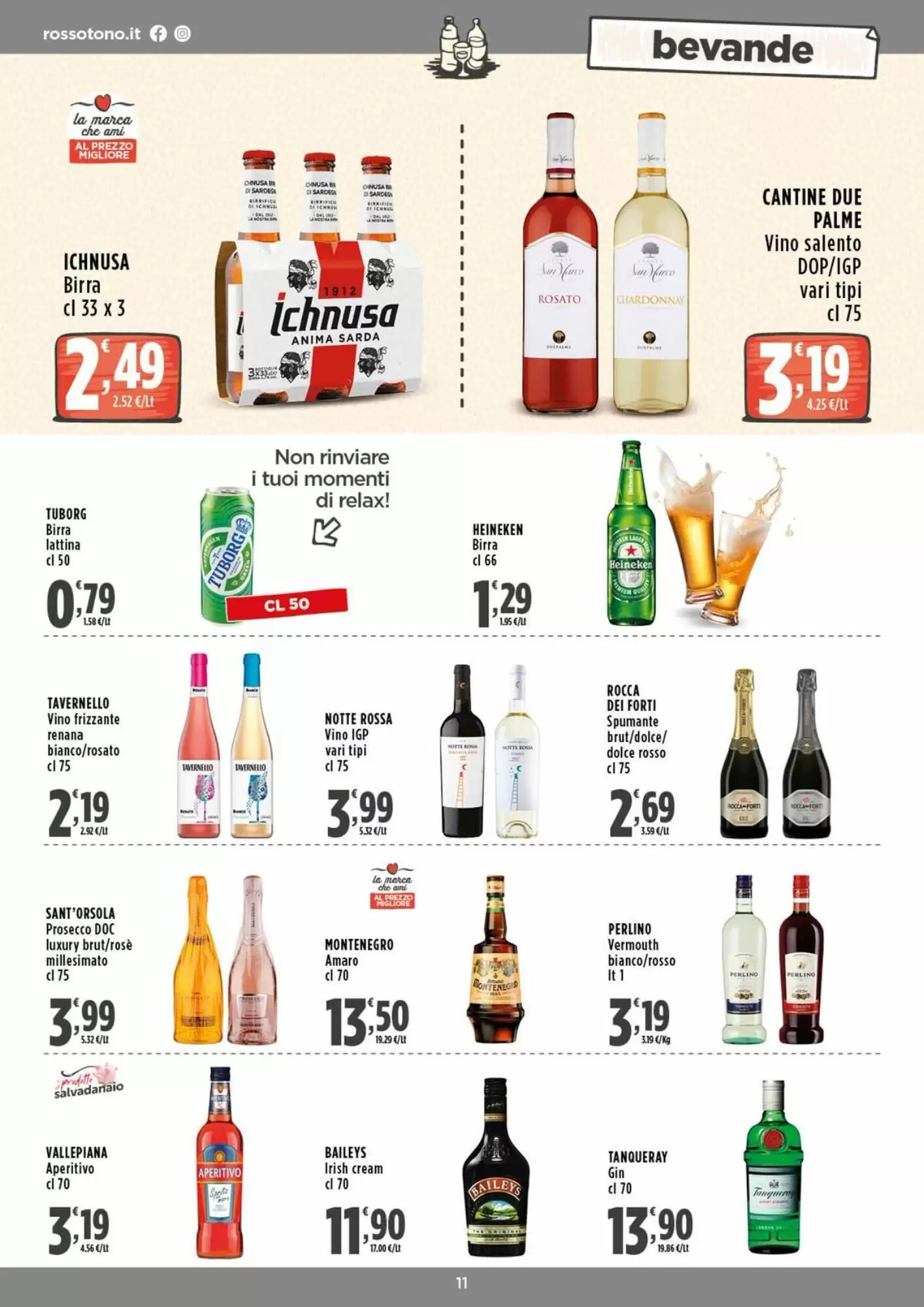 Volantino promozionale Rossotono  valide dal 03/09/2026 - Pagina 11.