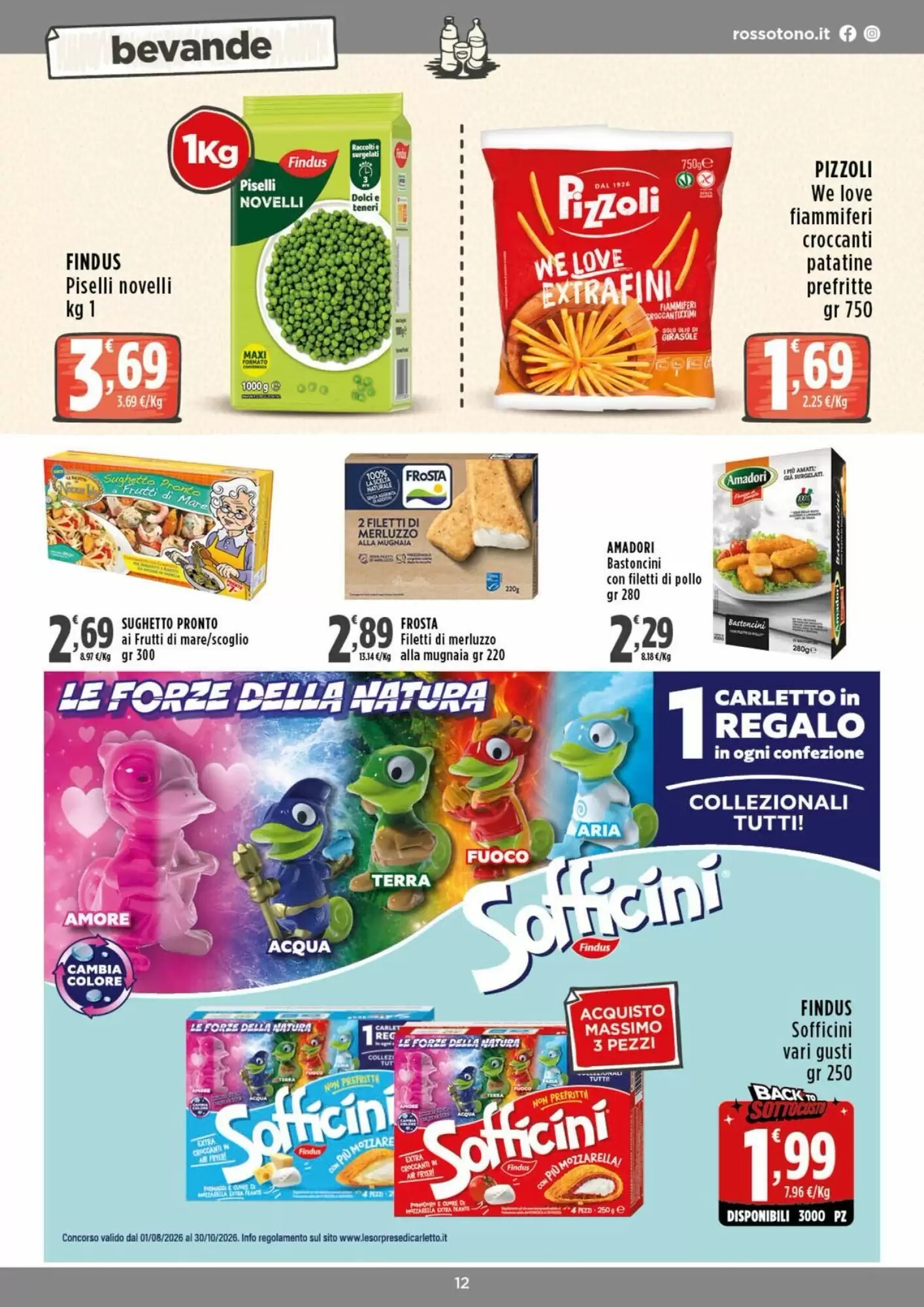 Volantino promozionale Rossotono  valide dal 03/09/2026 - Pagina 12.