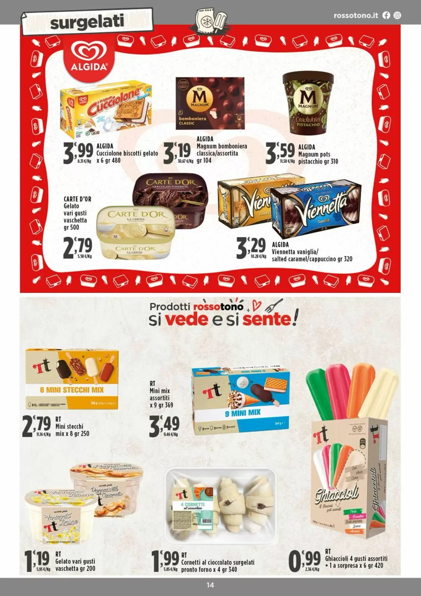 Volantino promozionale Rossotono  valide dal 03/09/2026 - Pagina 14.