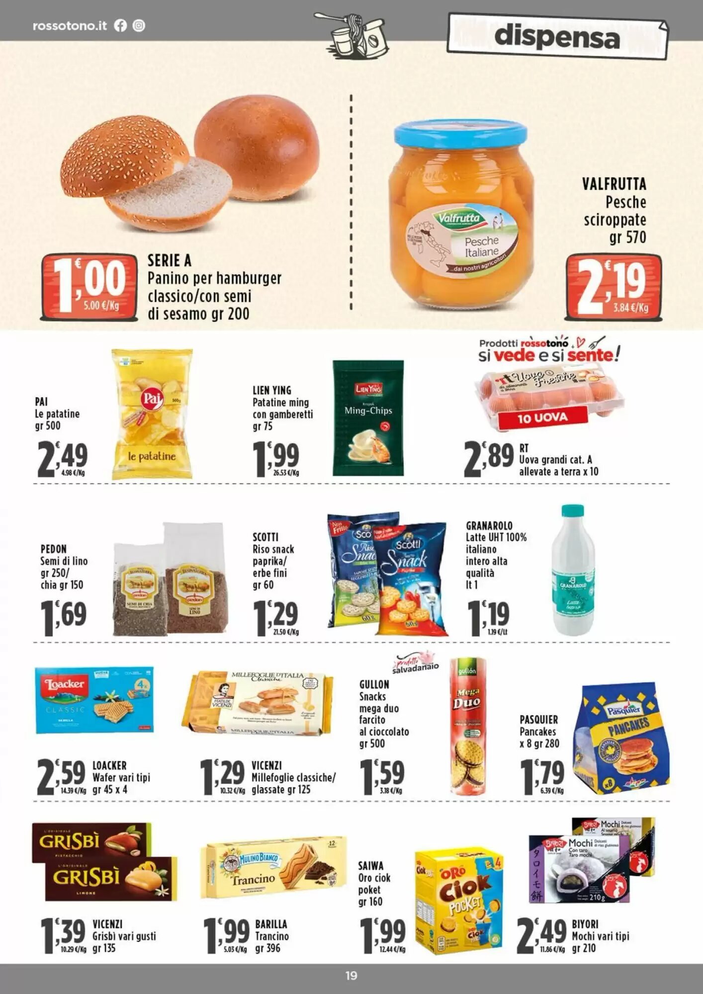 Volantino promozionale Rossotono  valide dal 03/09/2026 - Pagina 19.