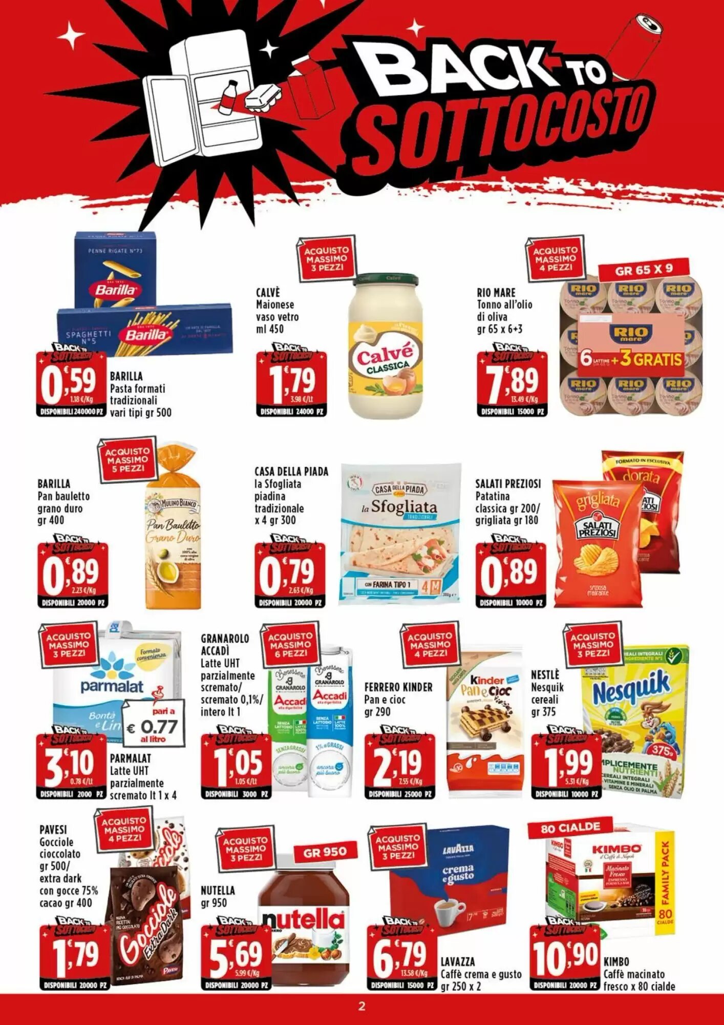 Volantino promozionale Rossotono  valide dal 03/09/2026 - Pagina 2.