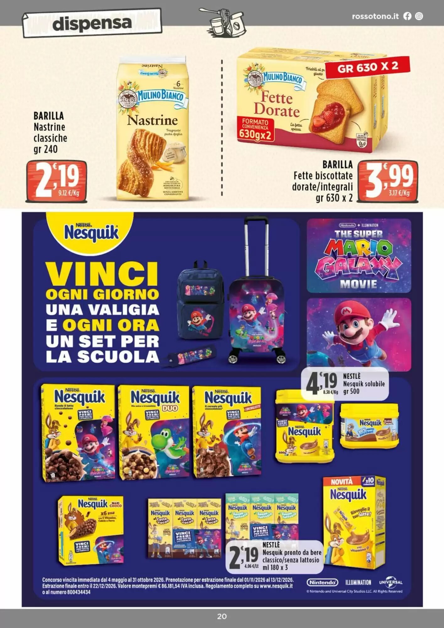 Volantino promozionale Rossotono  valide dal 03/09/2026 - Pagina 20.