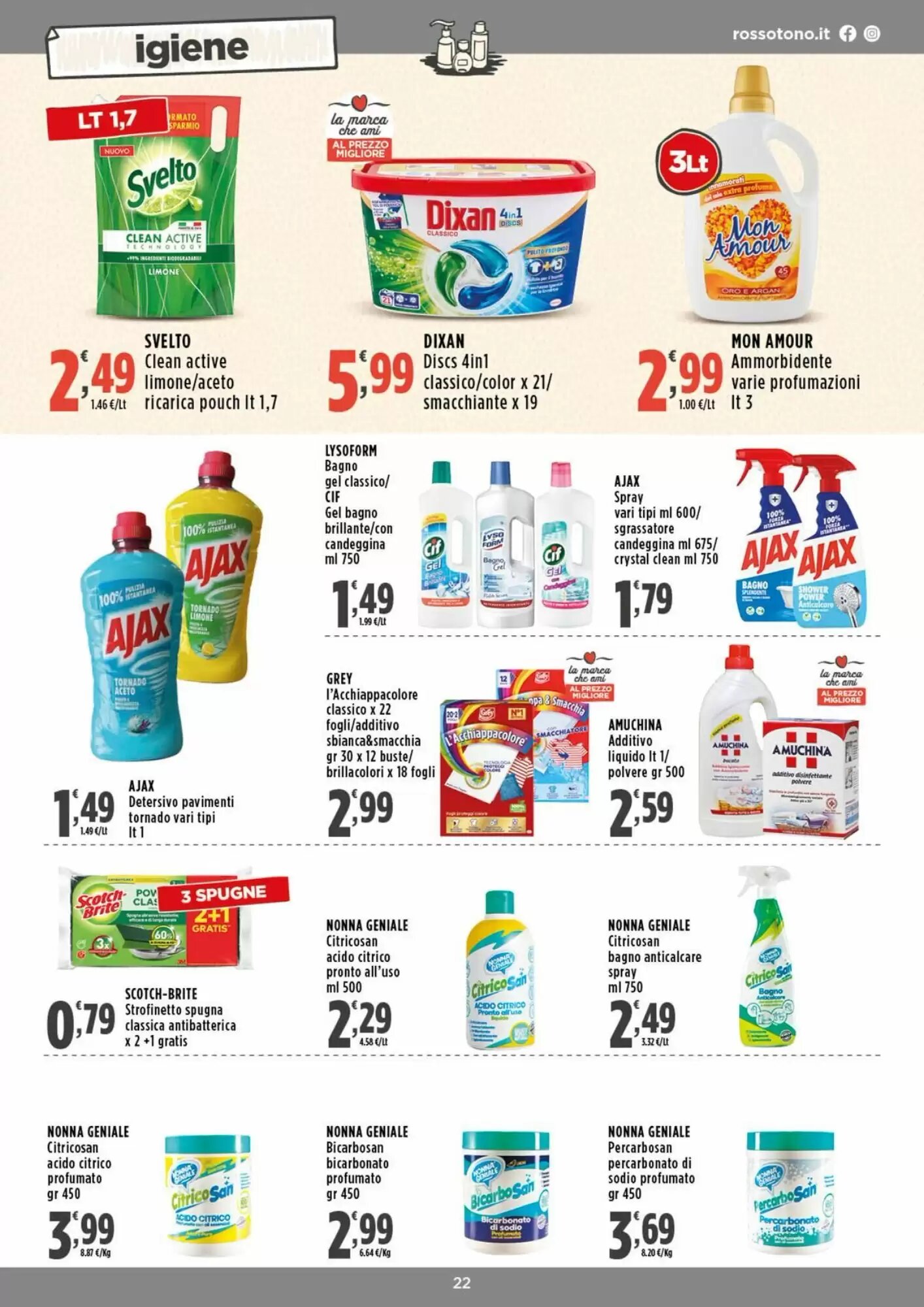 Volantino promozionale Rossotono  valide dal 03/09/2026 - Pagina 22.