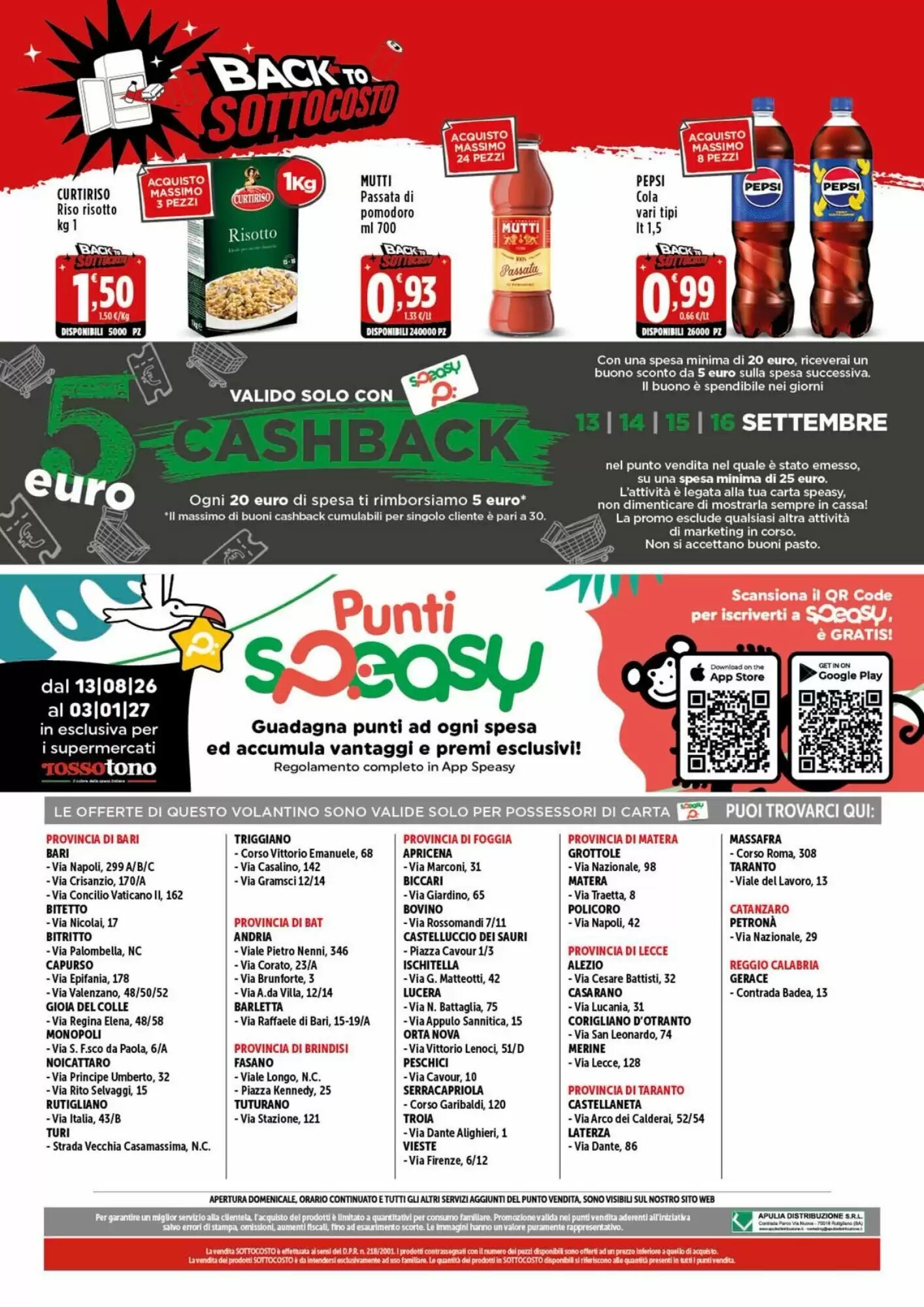Volantino promozionale Rossotono  valide dal 03/09/2026 - Pagina 26.