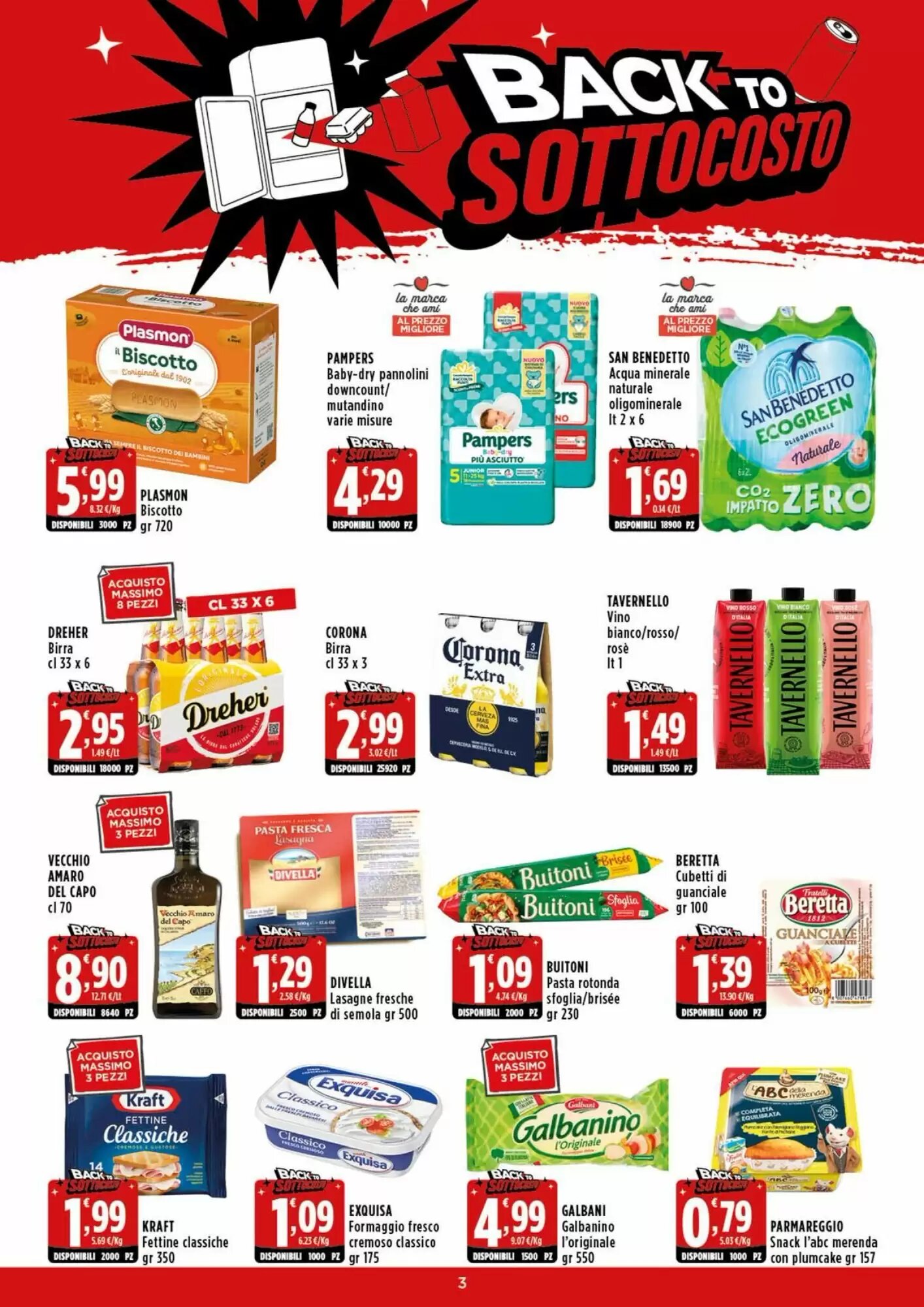 Volantino promozionale Rossotono  valide dal 03/09/2026 - Pagina 3.