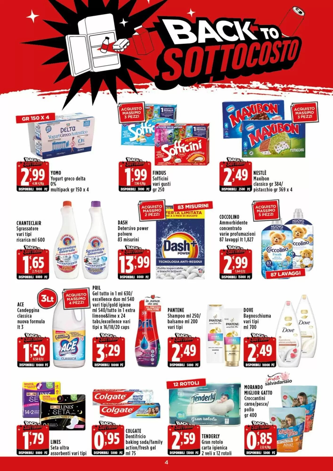 Volantino promozionale Rossotono  valide dal 03/09/2026 - Pagina 4.