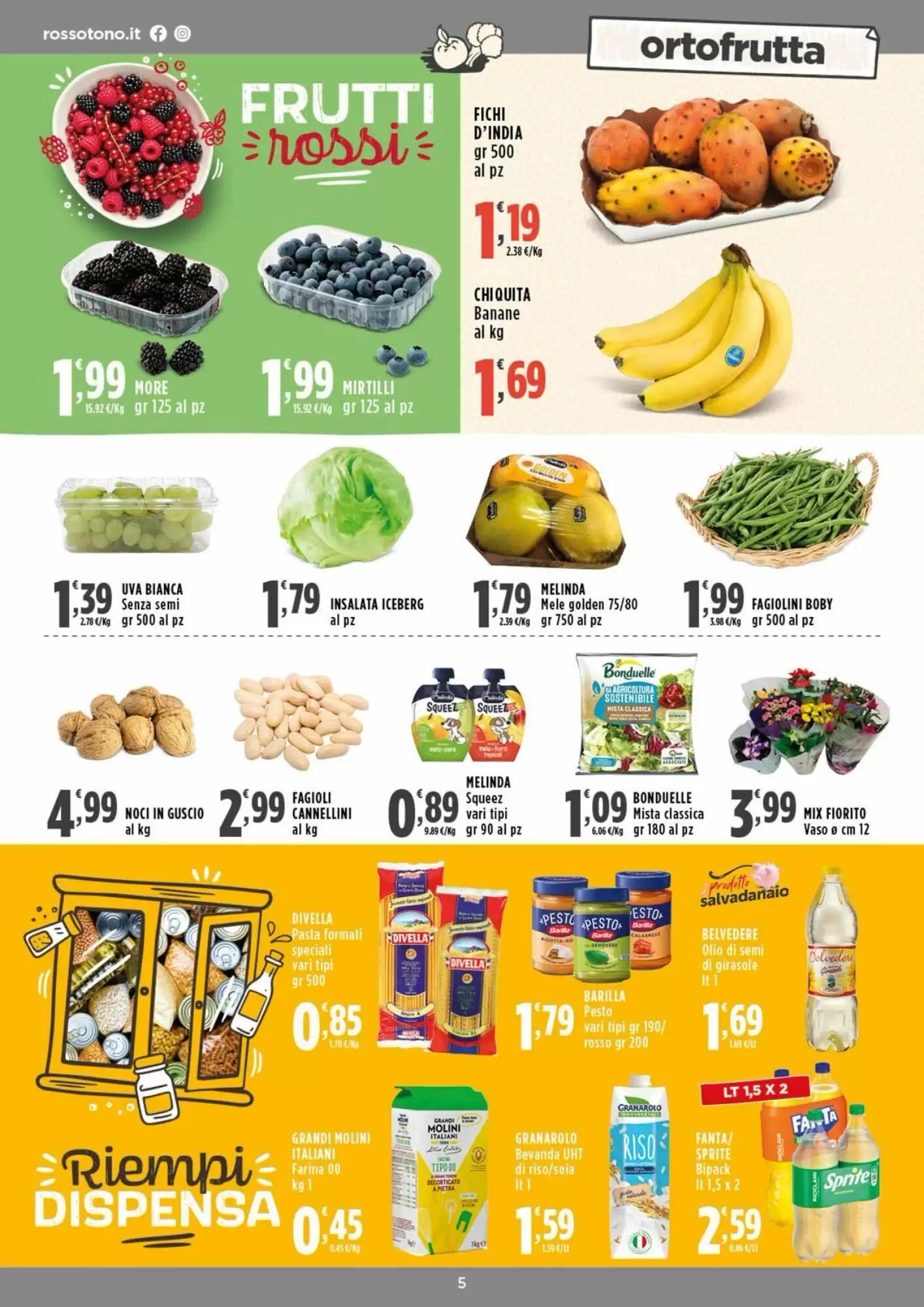 Volantino promozionale Rossotono  valide dal 03/09/2026 - Pagina 5.